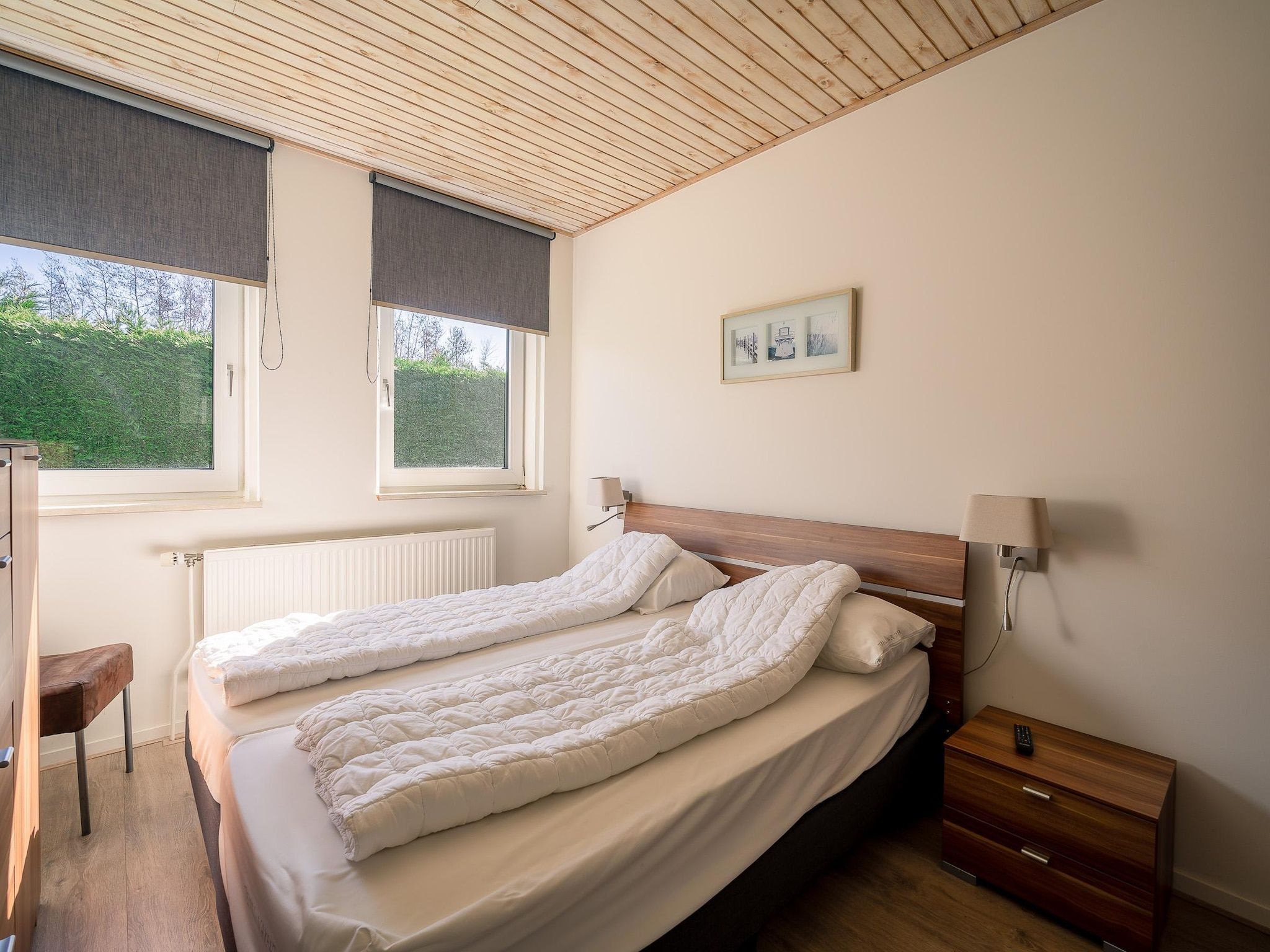 Een slaapkamer van Hoogelandt 90a in De Koog