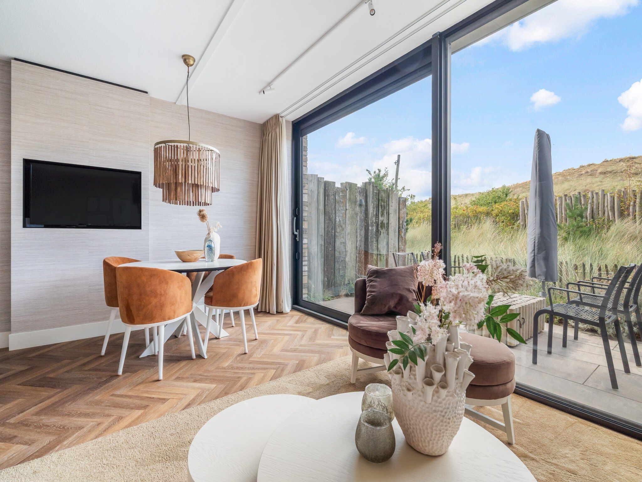 De eetkamer van Apartment Zand | 4 Persons in Sint Maartenszee