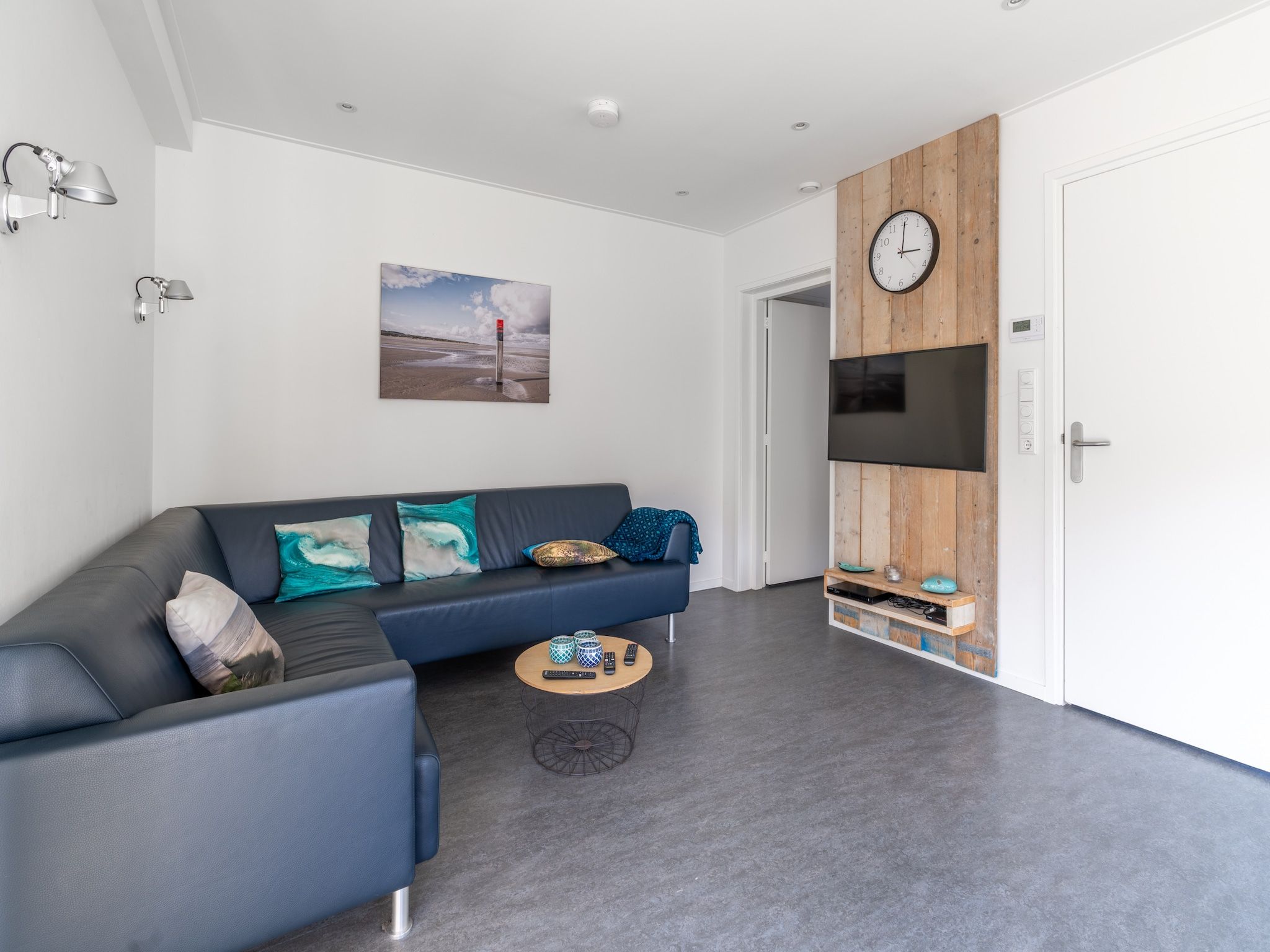 De woonkamer van Epelaan 34 in De Koog