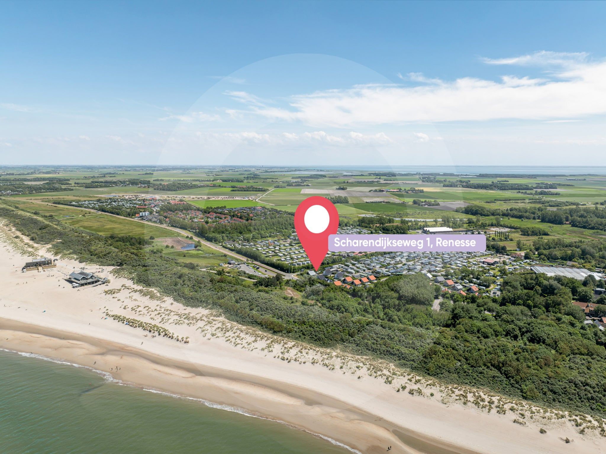 De omgeving van Zonnedorp 7 De Meerpaal in Renesse | Comfortable holiday house close to the beach in Renesse
