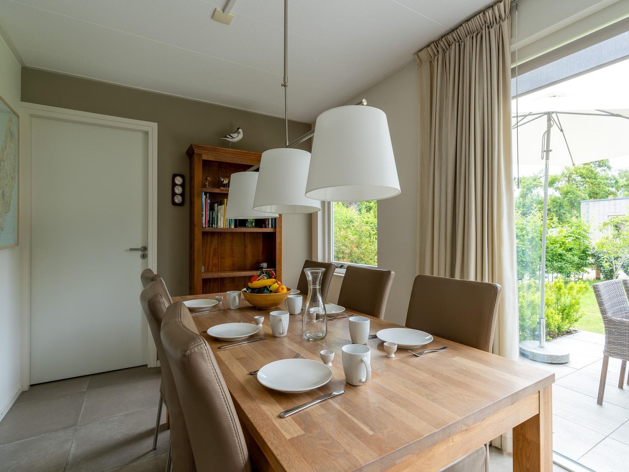 De eetkamer van Tempelierweg 23 in Den Burg