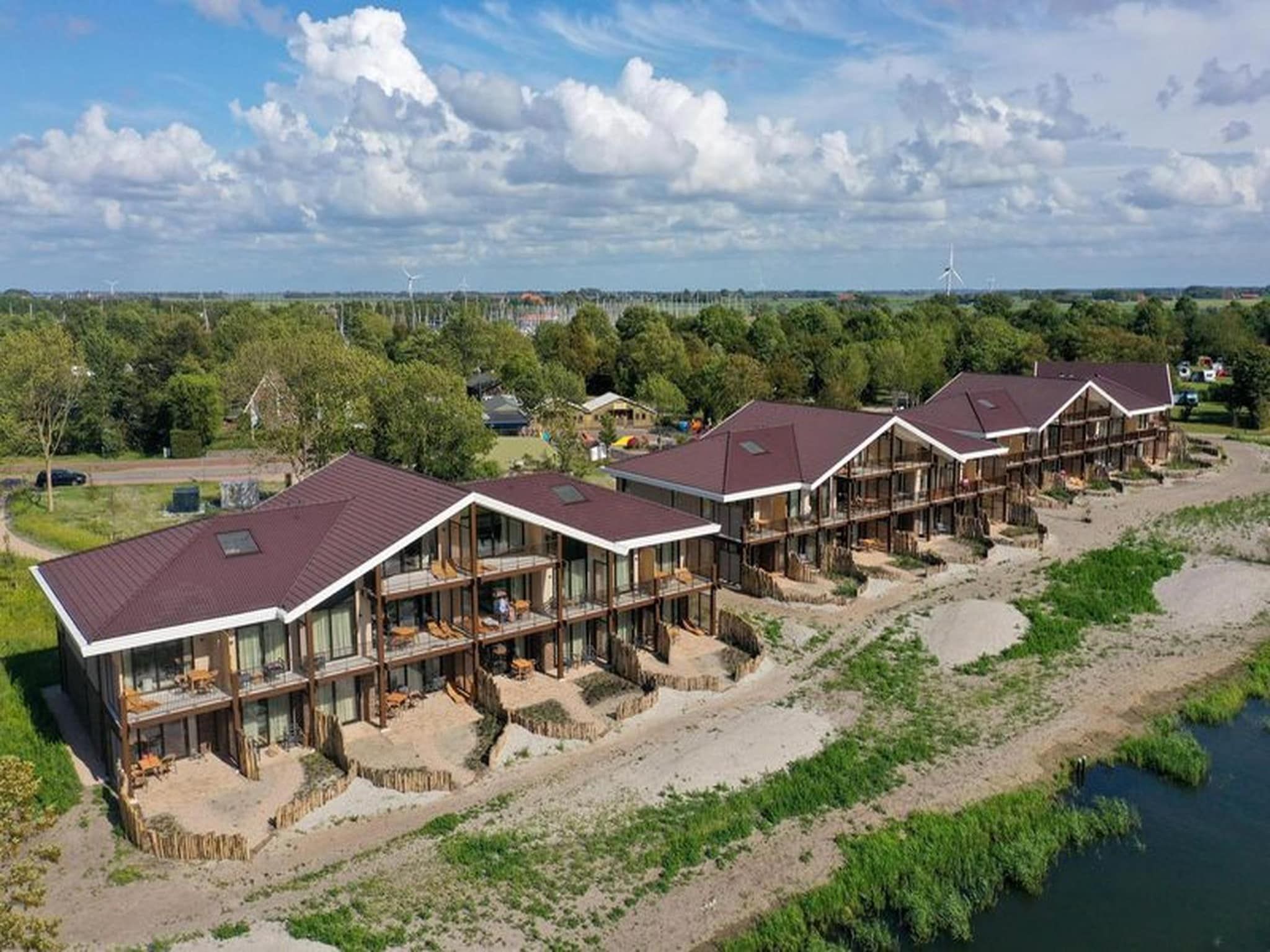 De buitenkant van Luxury Beach Apartment | 6 Pers. in Workum