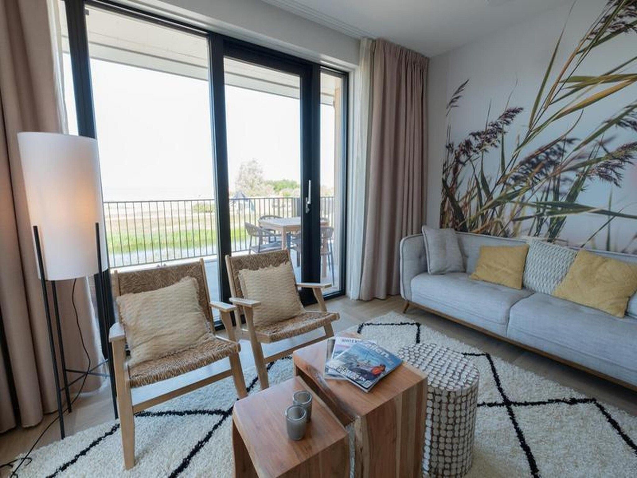 De woonkamer van Luxury Beach Apartment | 4 Pers. in Workum