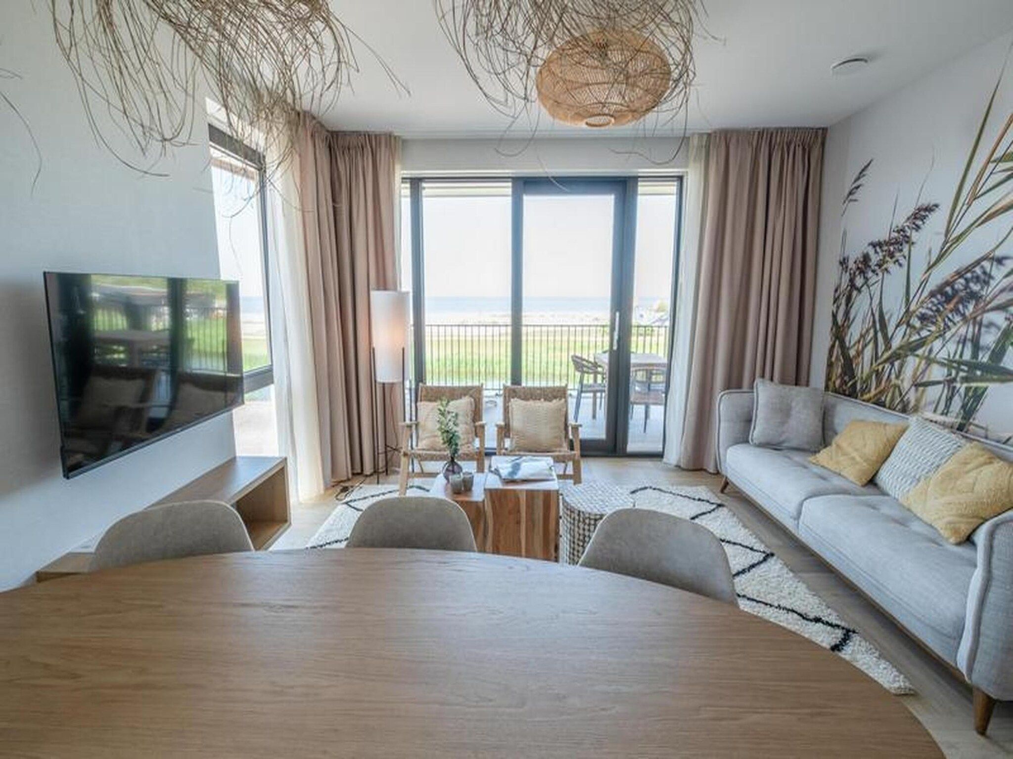 De woonkamer van Luxury Beach Apartment | 4 Pers. in Workum