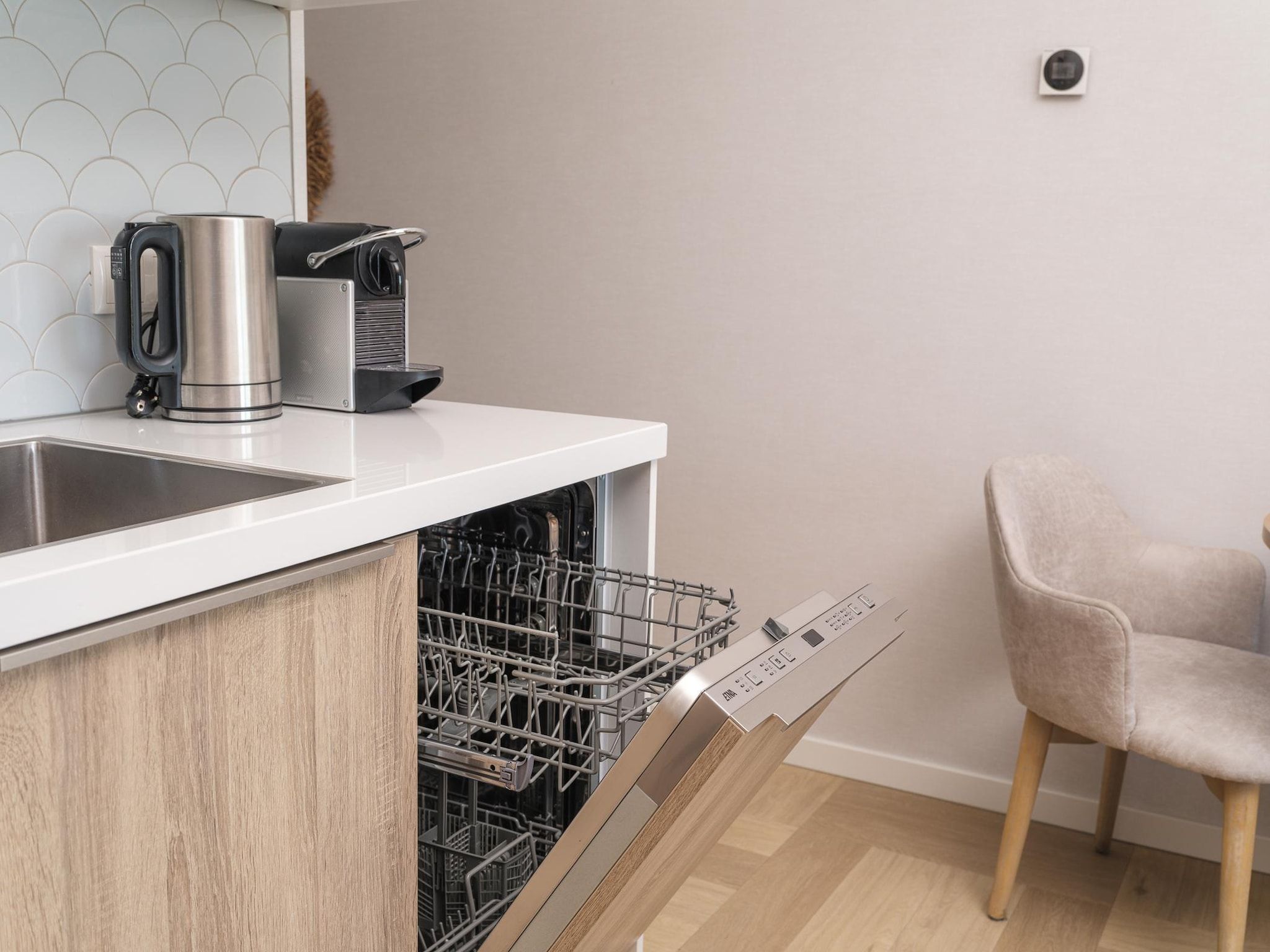 De keuken van Luxury Beach Studio | 2 Pers. in Workum