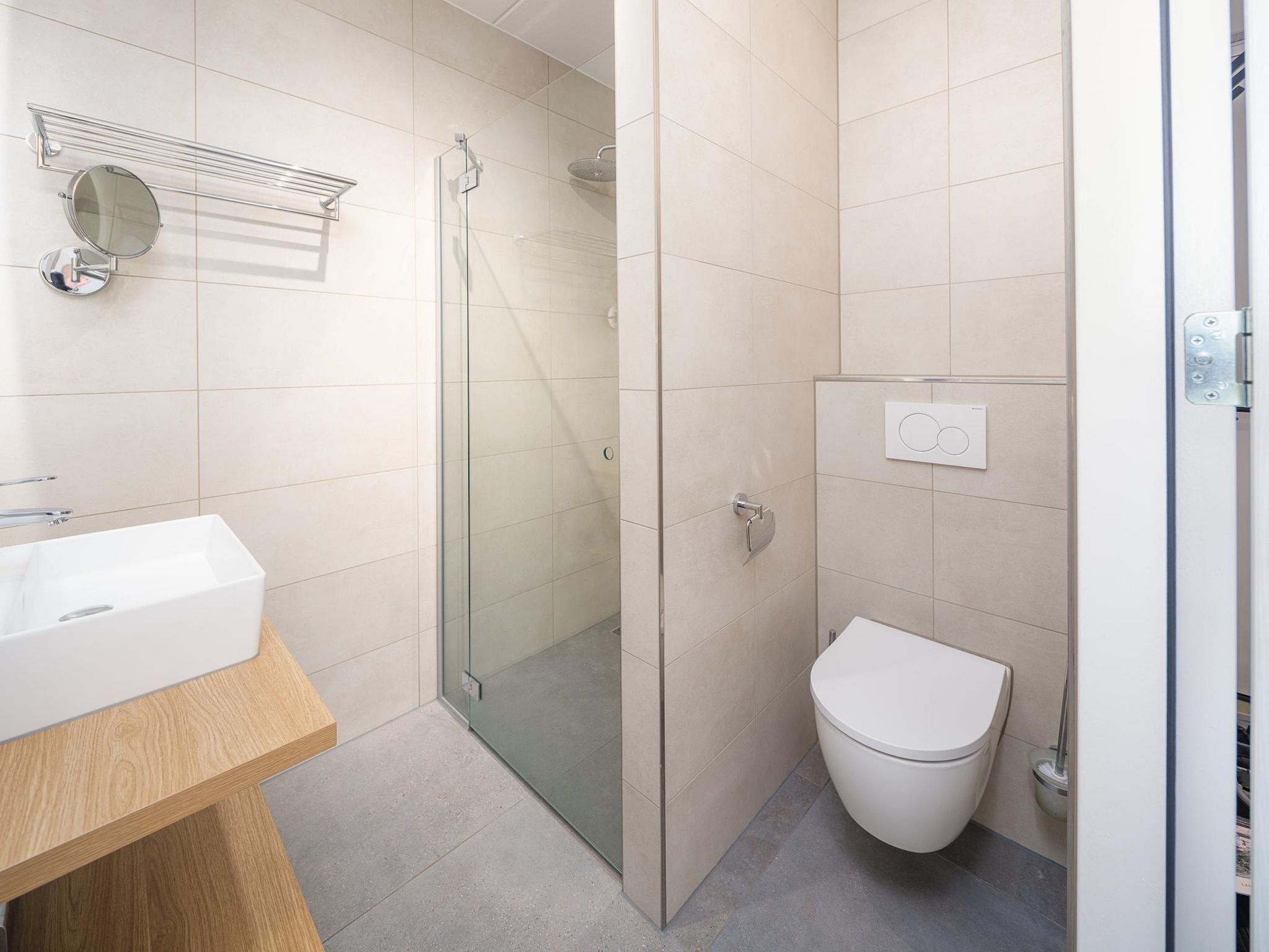 De badkamer van Luxury Beach Studio | 2 Pers. in Workum