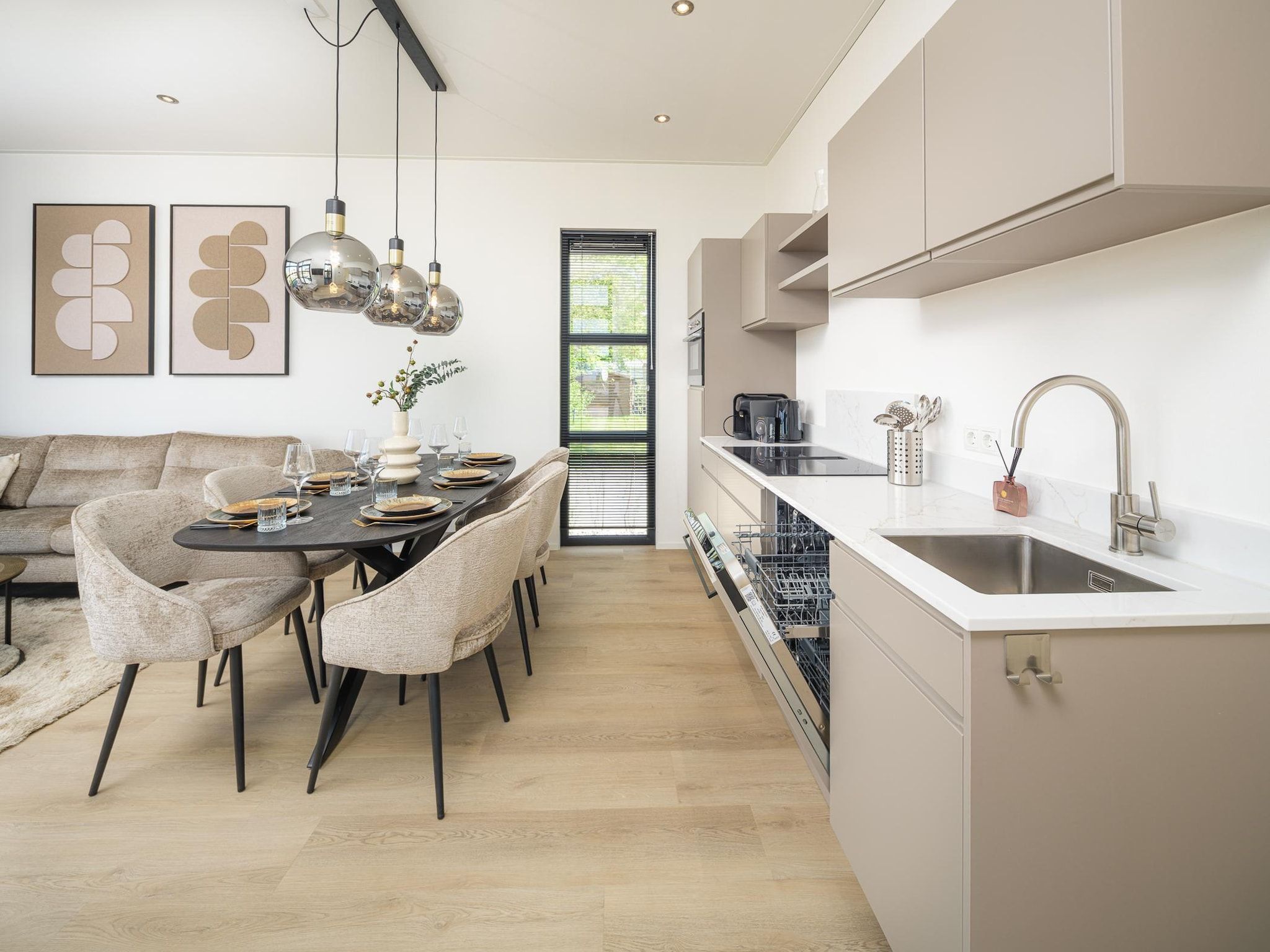 De keuken van Villa L-Meerzicht | 6 Pers. in Workum