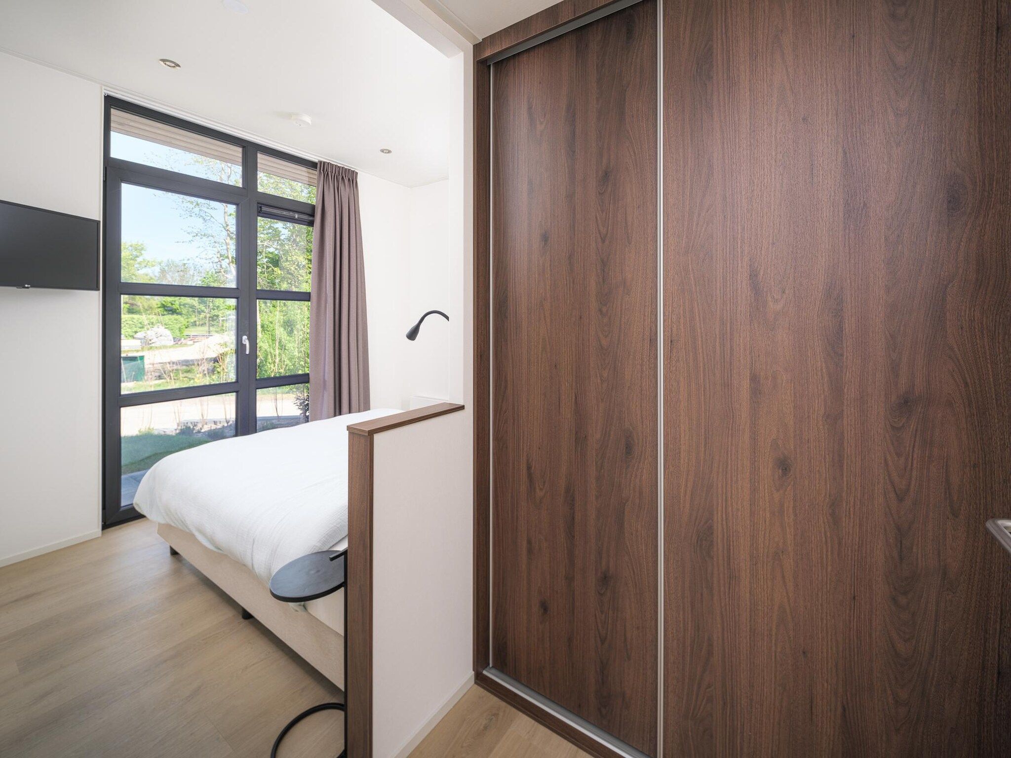 Een slaapkamer van Villa Meerzicht | 2 Pers. in Workum