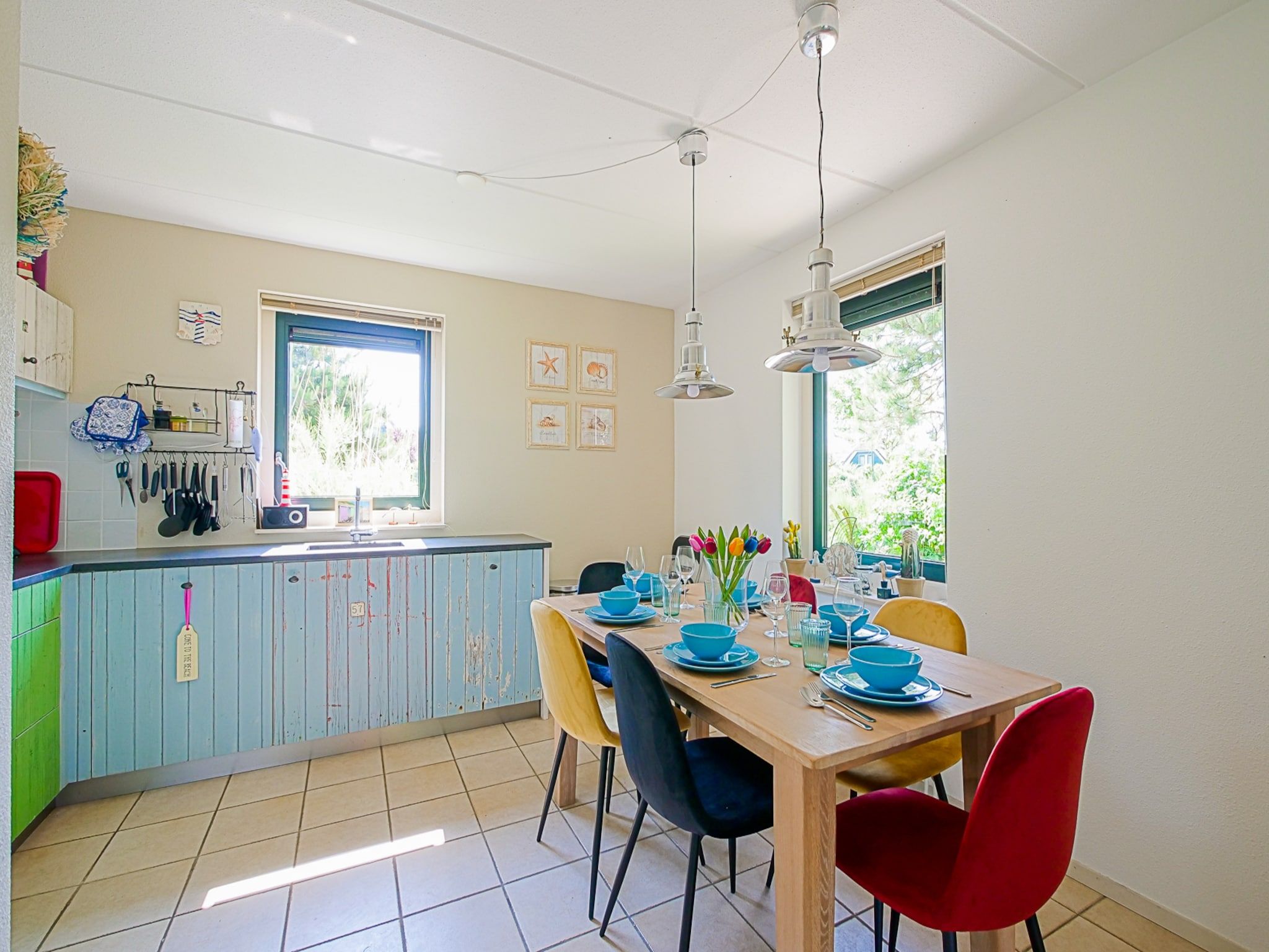 De keuken van Villa Noorderzon in Julianadorp