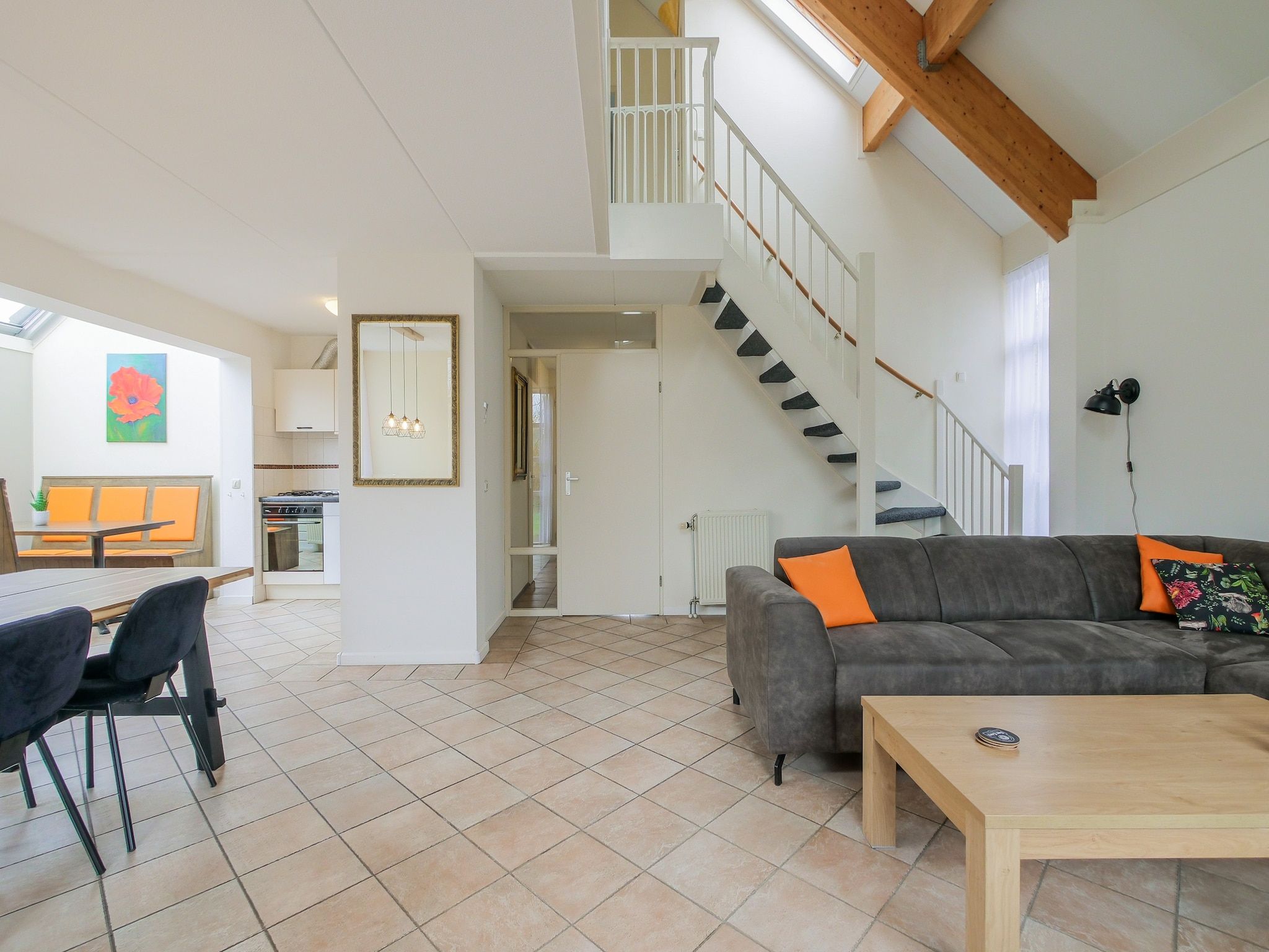 De woonkamer van Ooghduyne Villa Opduin in Julianadorp