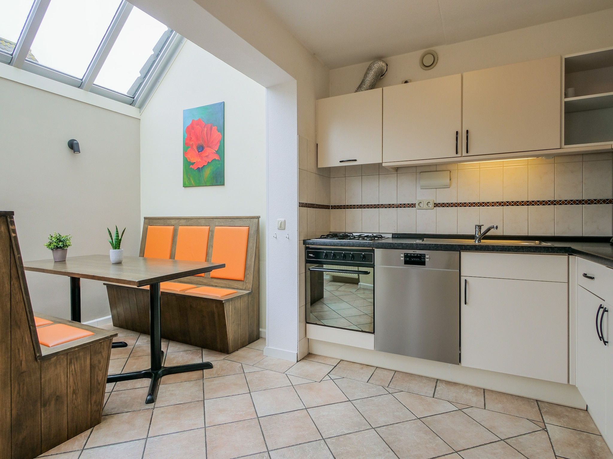 De keuken van Ooghduyne Villa Opduin in Julianadorp
