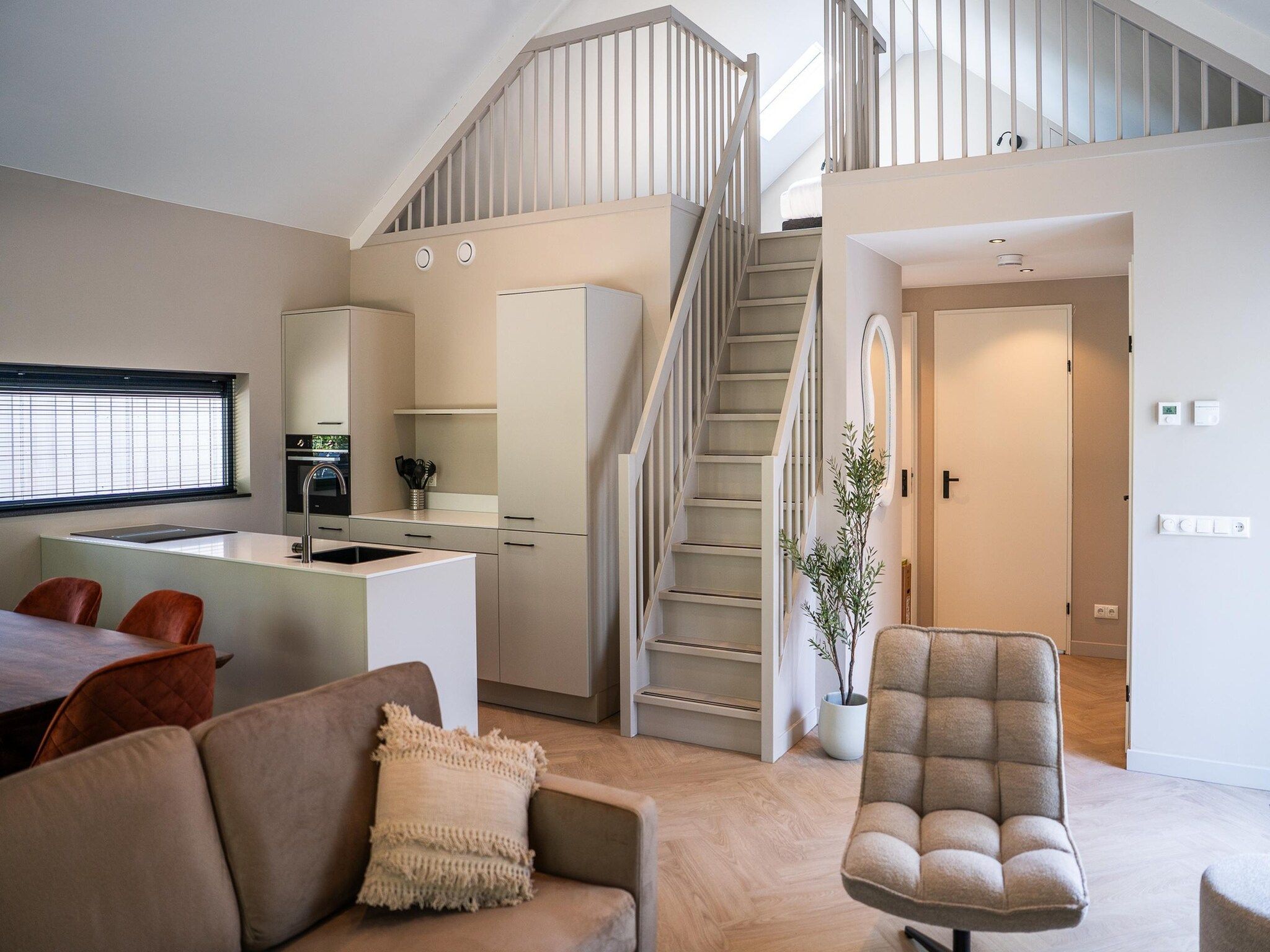 De woonkamer van Ecovilla Waterzicht  6 people Luxe in Oirschot