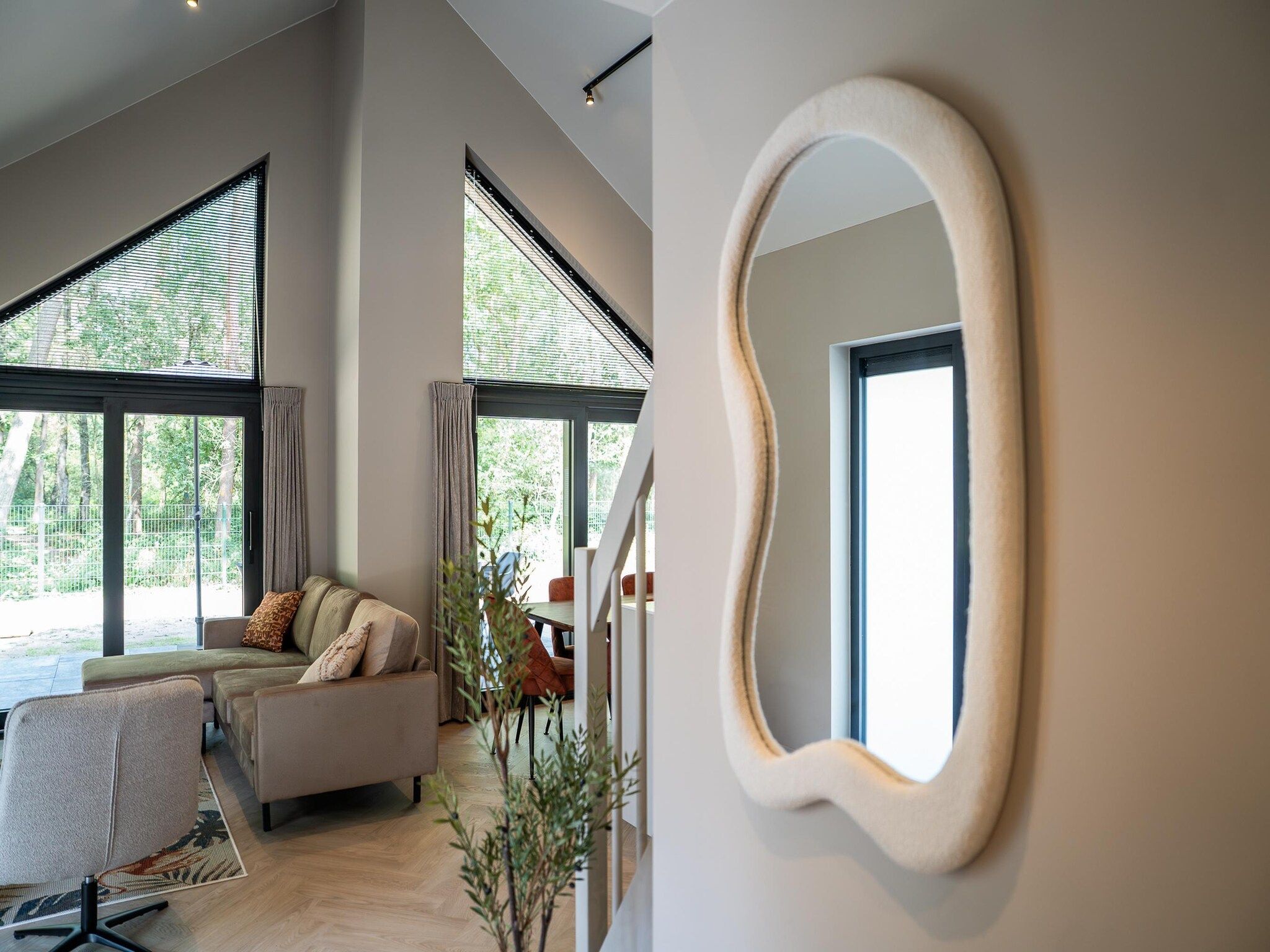 De woonkamer van Ecovilla Waterzicht  6 people Luxe in Oirschot