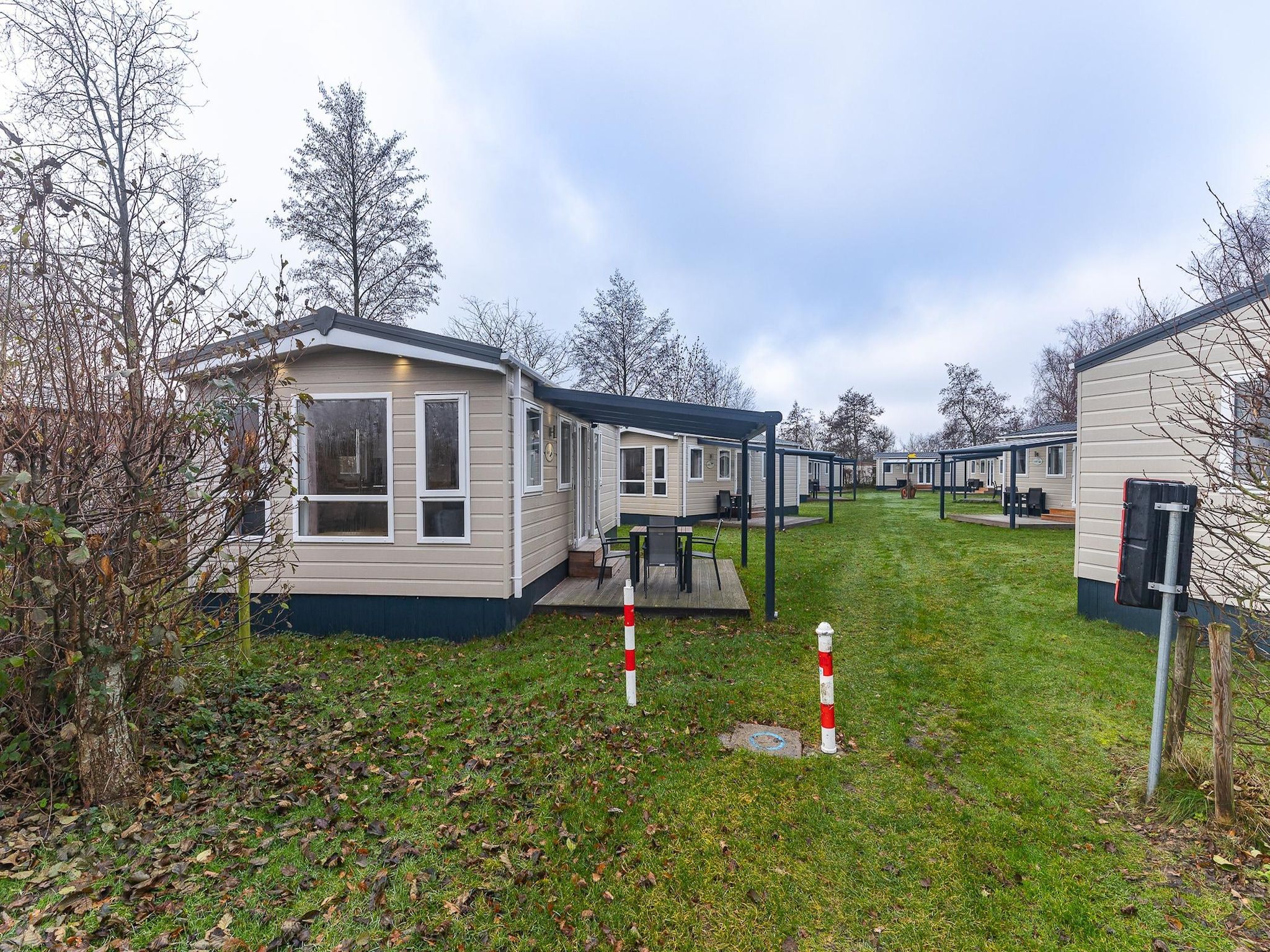 De tuin van Duinhoeve Chalet Vogel - Huisdier niet toegestaan in Burgh-Haamstede