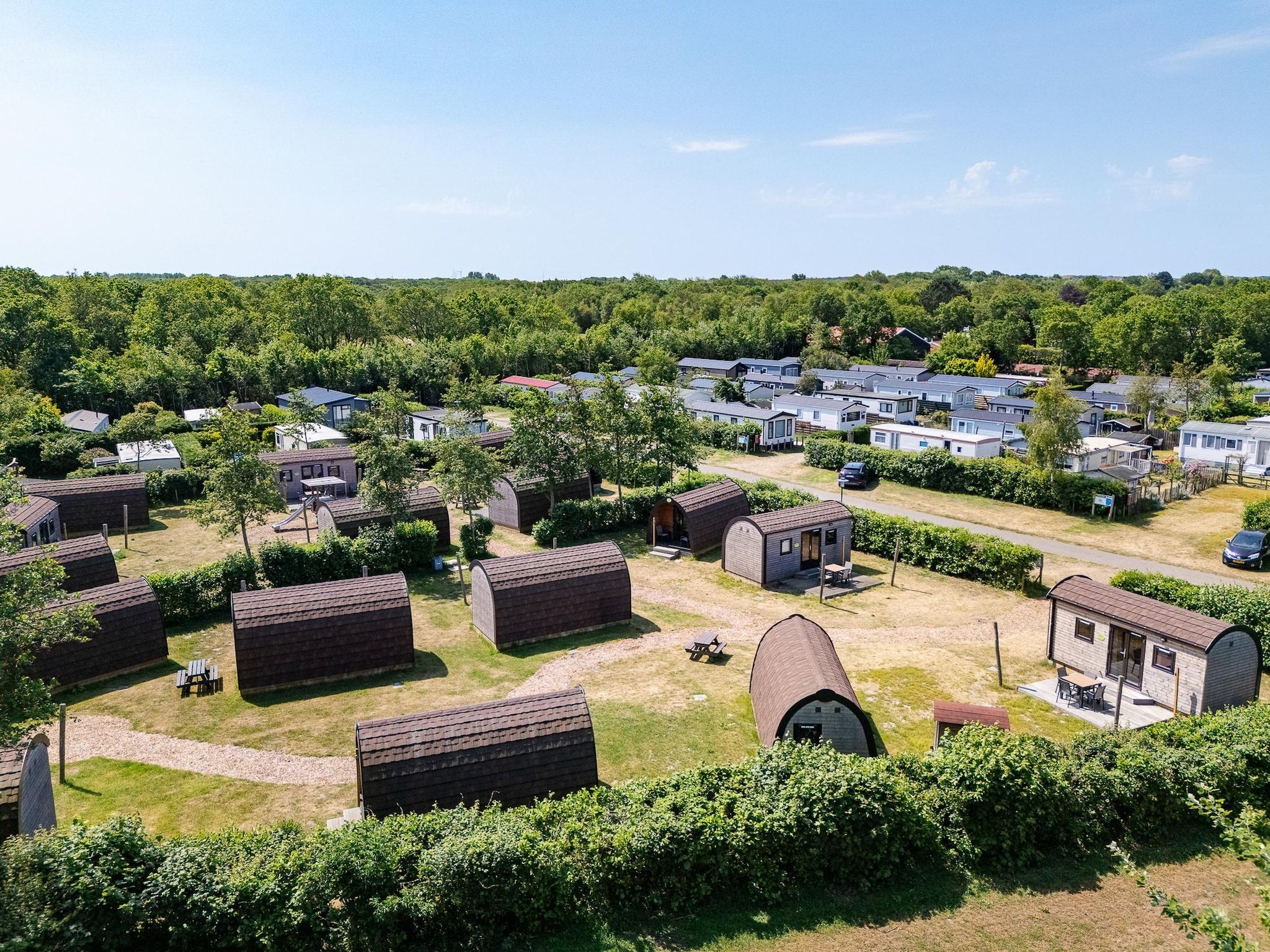 De omgeving van Duinhoeve Duinlodges 2 pers (huisdiervriendelijk) in Burgh-Haamstede
