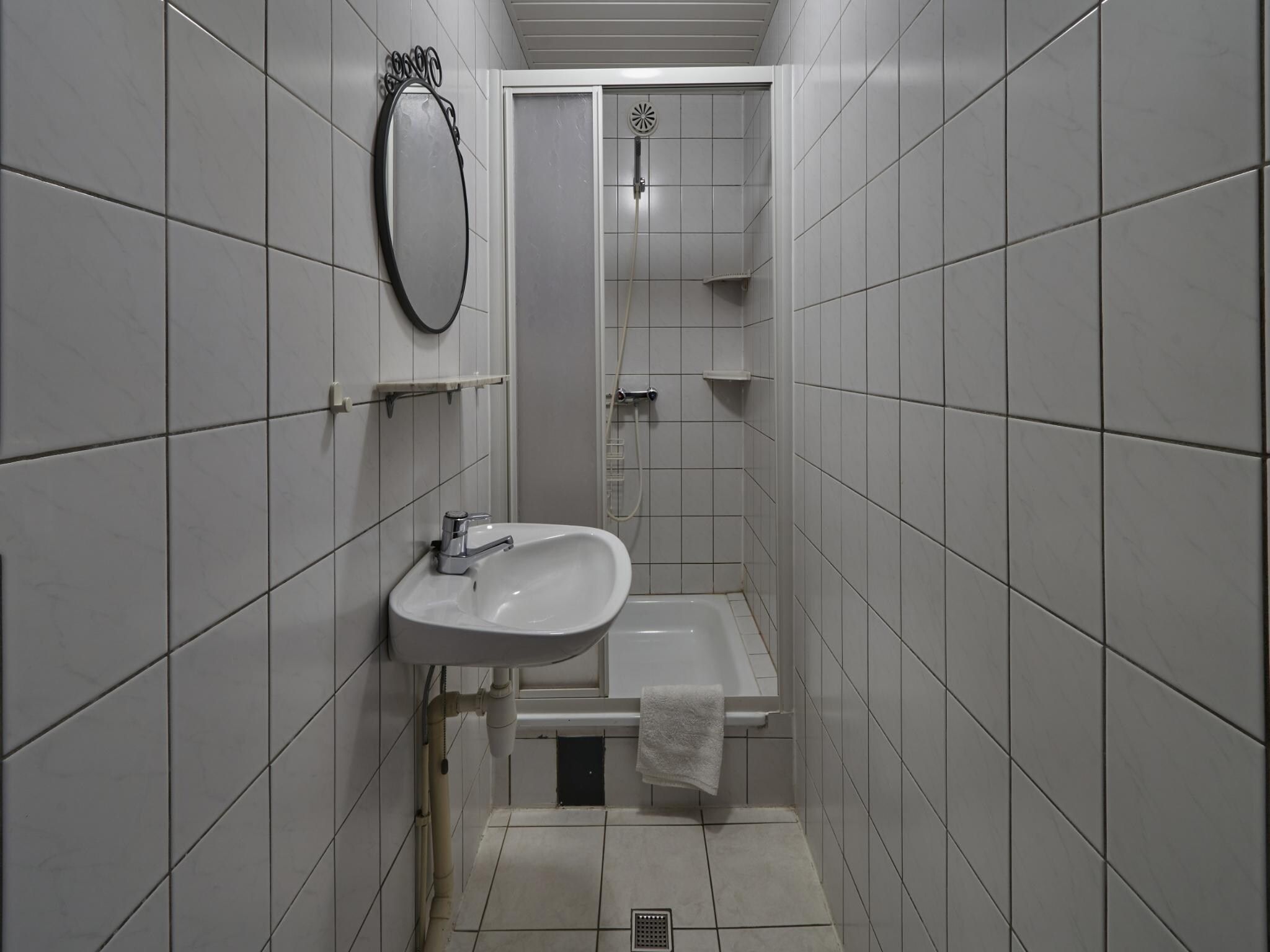 De badkamer van Meschermolen 3 in Mesch-Eijsden