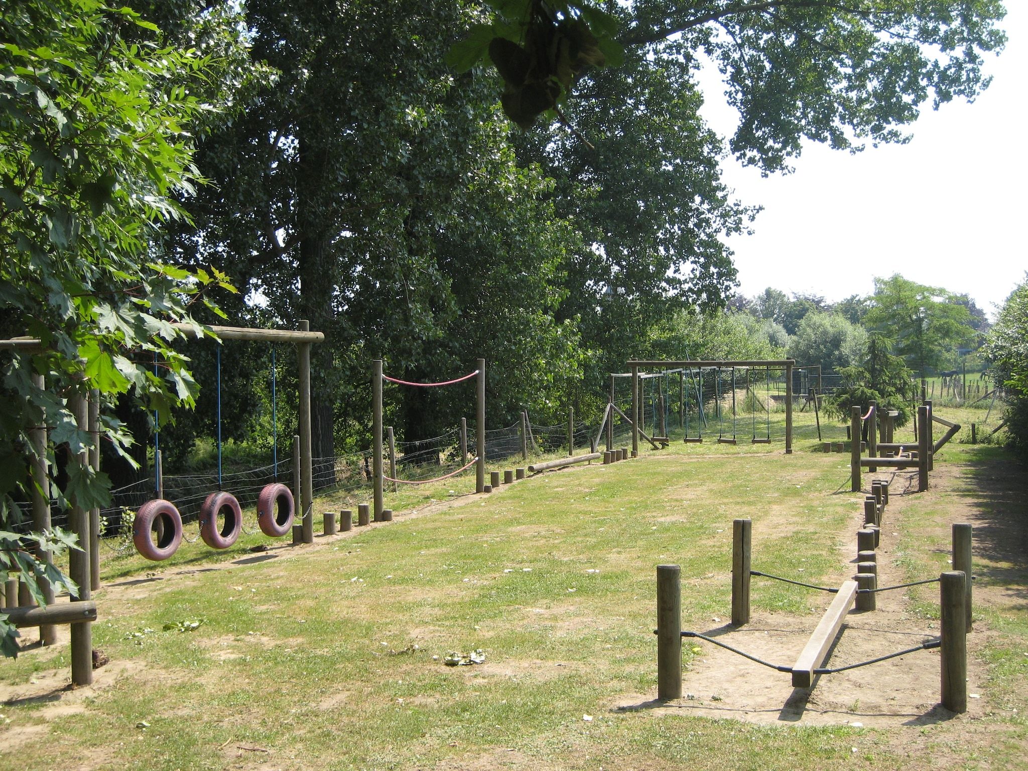 De tuin van Meschermolen 8 in Mesch-Eijsden