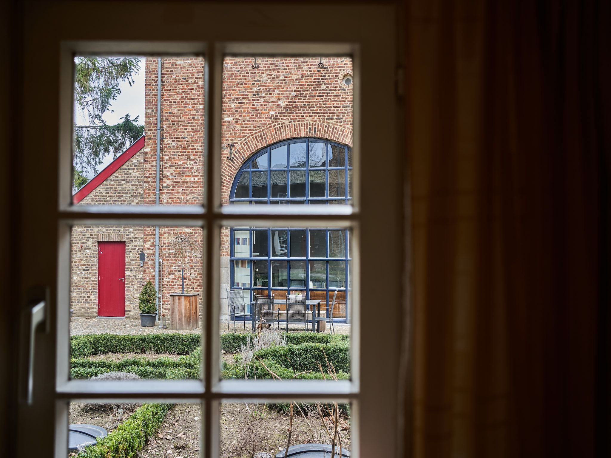 Het uitzicht vanaf Meschermolen 8 in Mesch-Eijsden