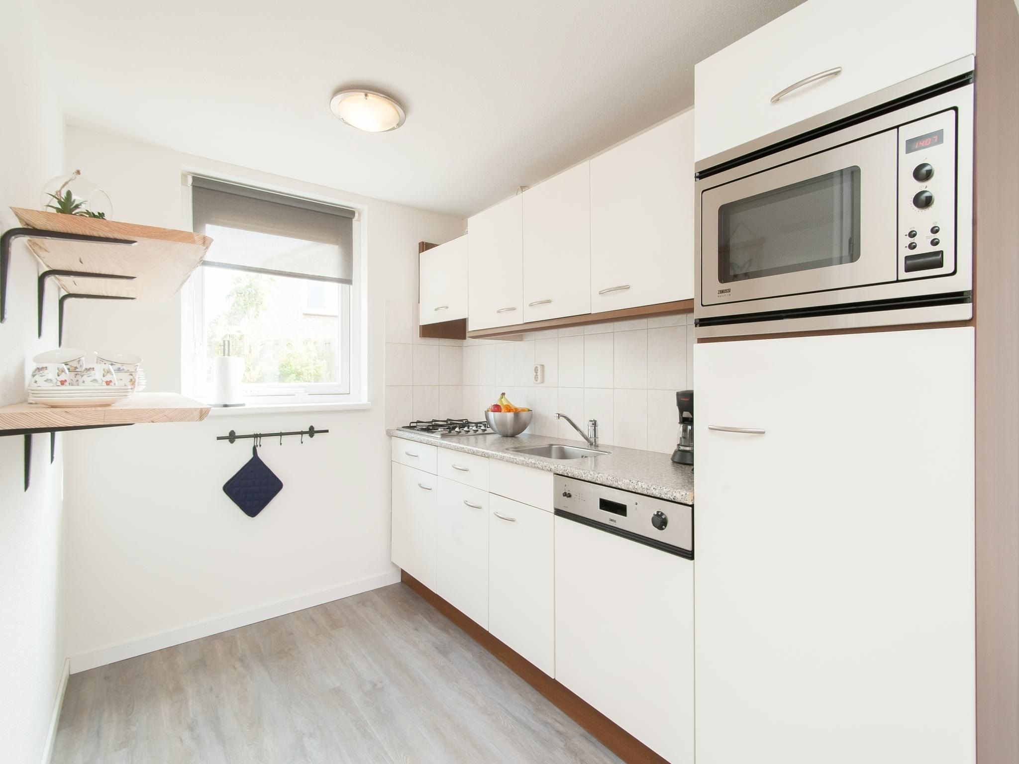 De keuken van Bungalow 4-persoons (2 slaapkamers) in Noordwijk