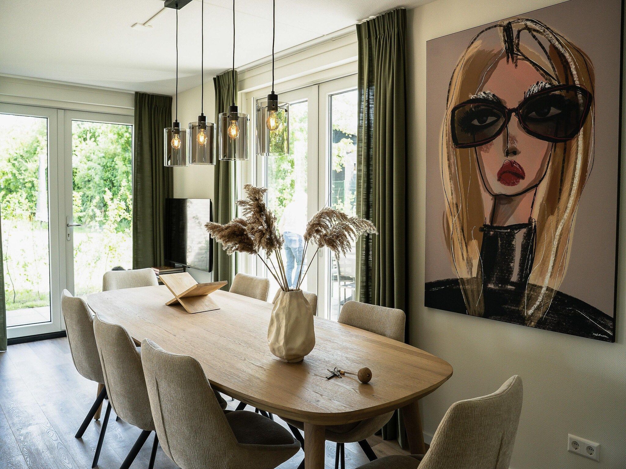 De eetkamer van Wetterfrei in Elahuizen