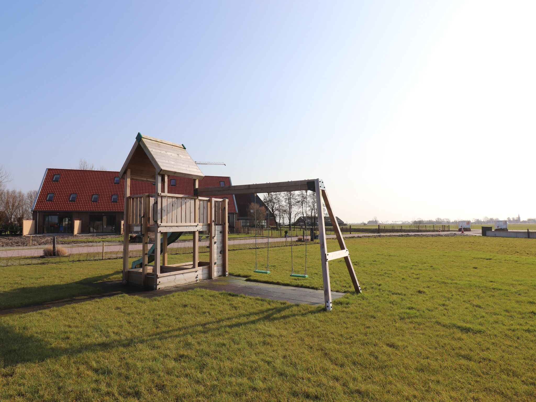 Voorzieningen bij Moderne villa op het Friese platteland in leons