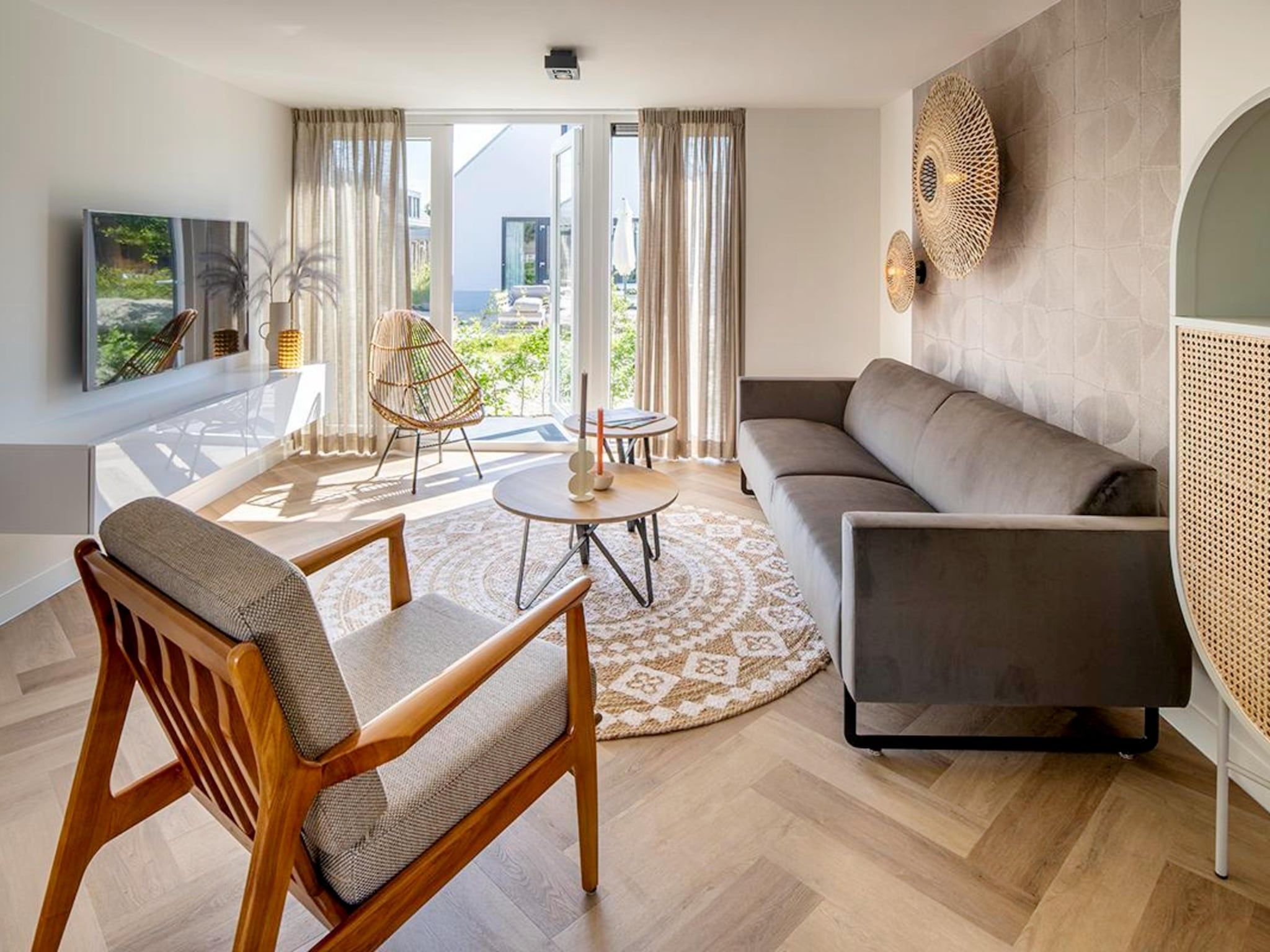 De woonkamer van Buiten aan Zee - 54 in Sint Maarten