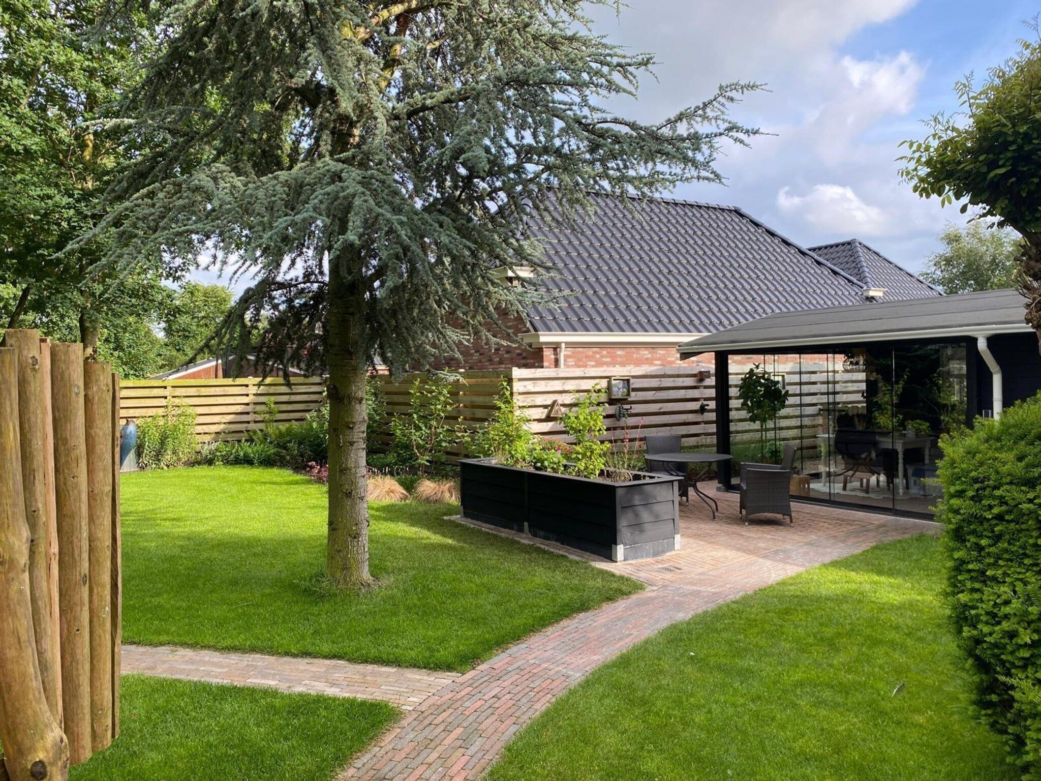 De tuin van De Groninger Zeeuw in Bellingwolde