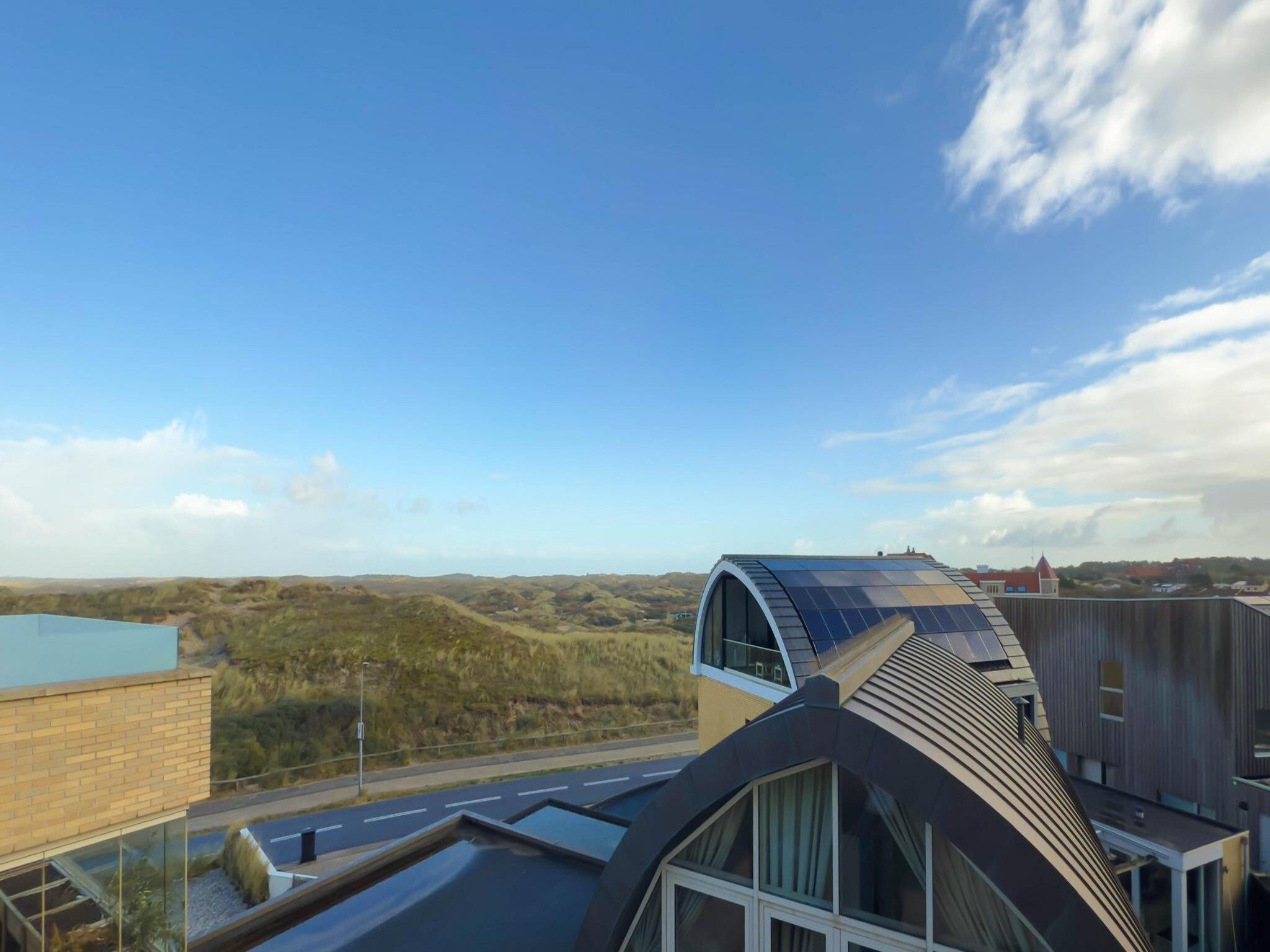 Het uitzicht vanaf Droomlicht in Egmond aan Zee