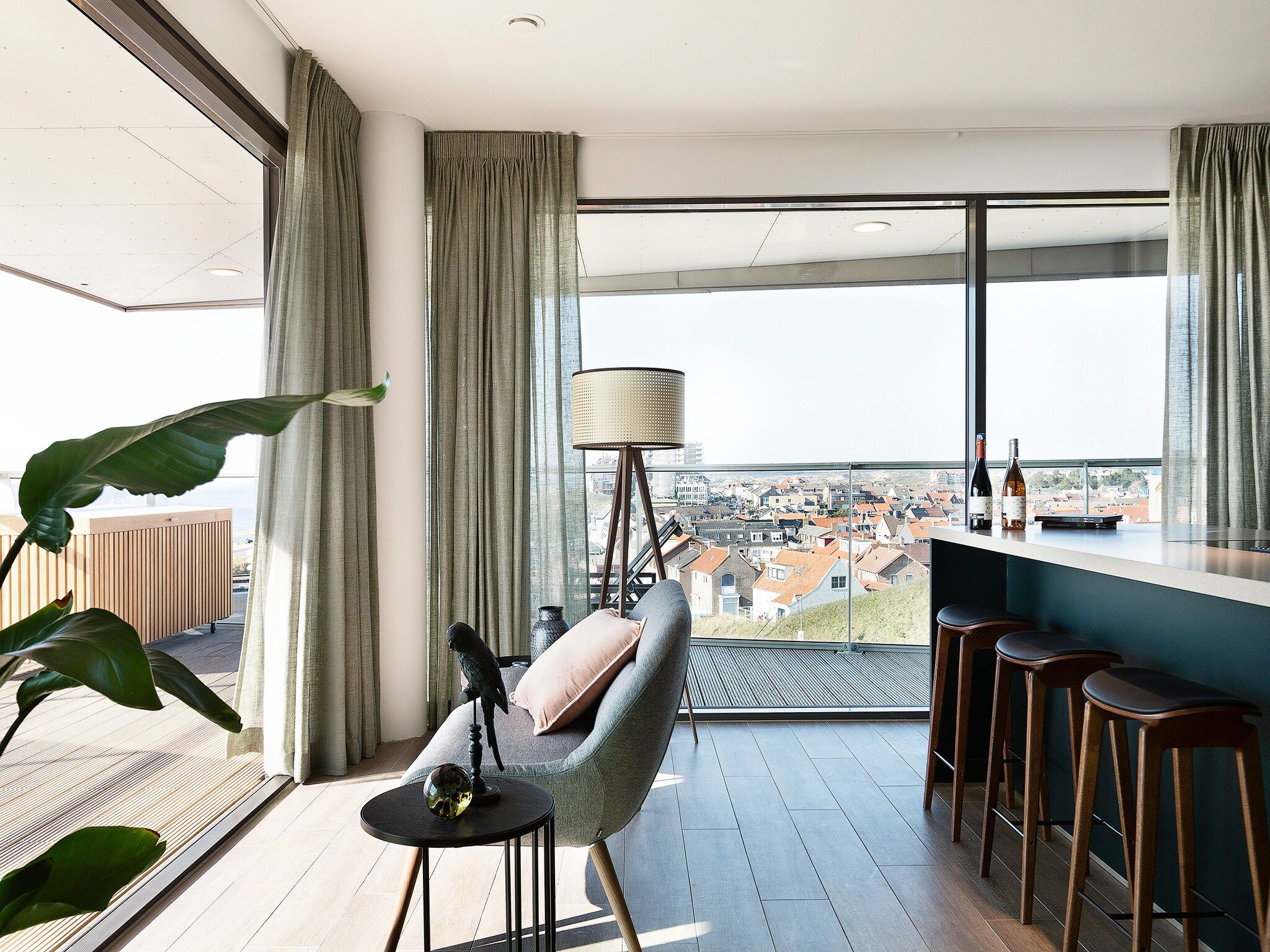 De keuken van Droomsuites Egmond aan Zee - 8 person apartment in Egmond aan Zee