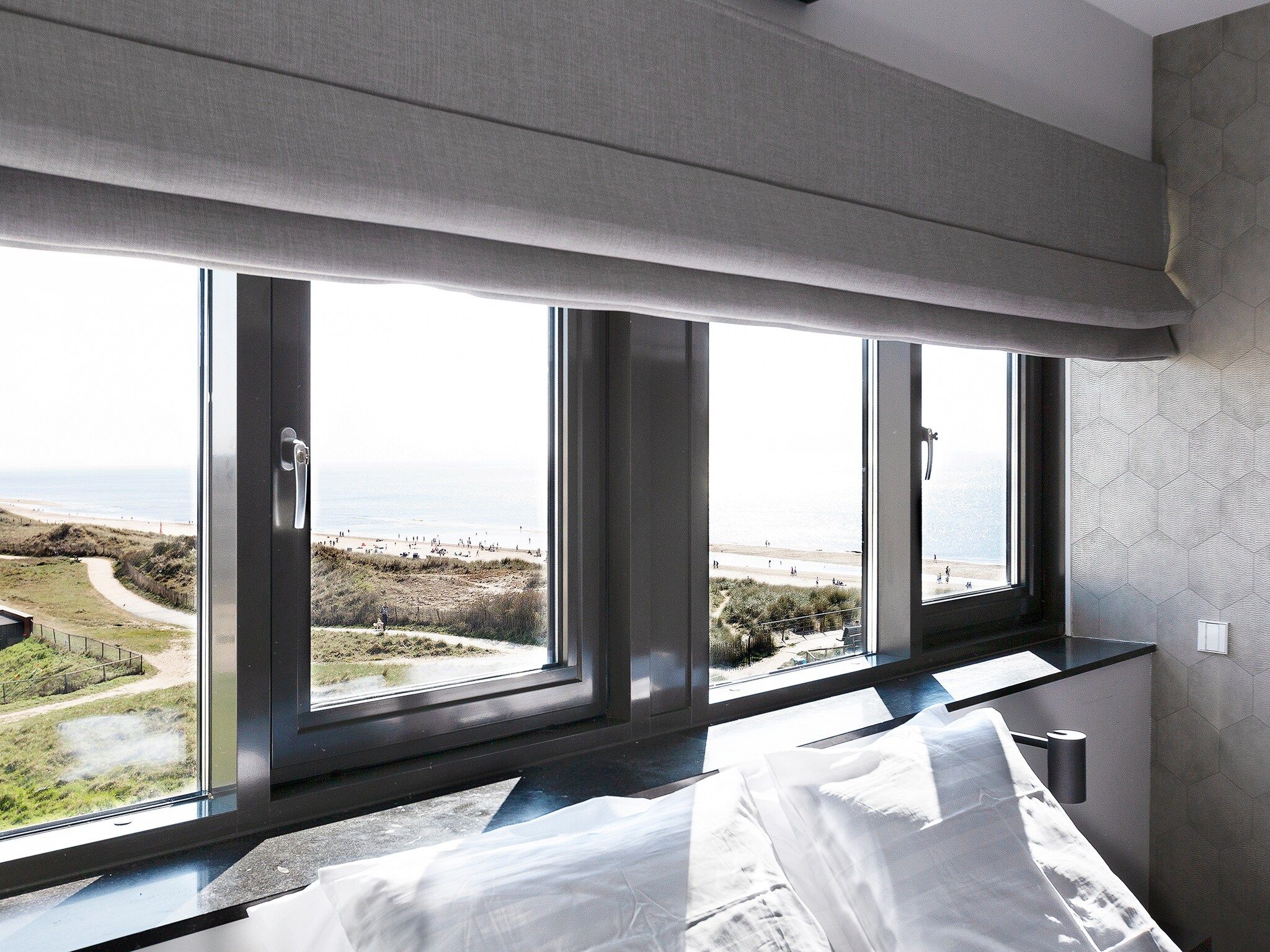 Het uitzicht vanaf Droomsuites Egmond aan Zee - 8 person apartment in Egmond aan Zee