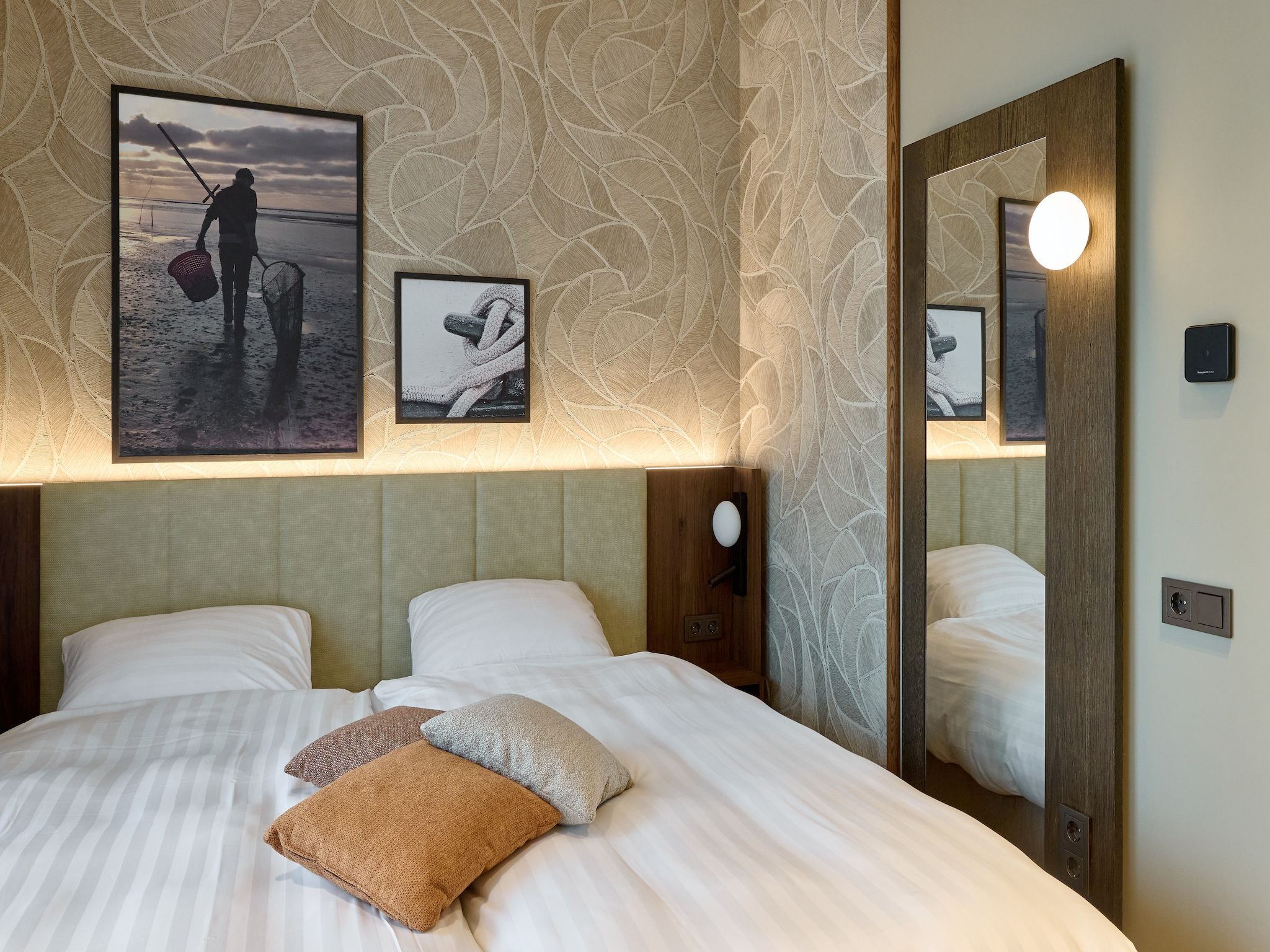 Een slaapkamer van Droomsuites Texel - 4 persoons appartement in Den Burg