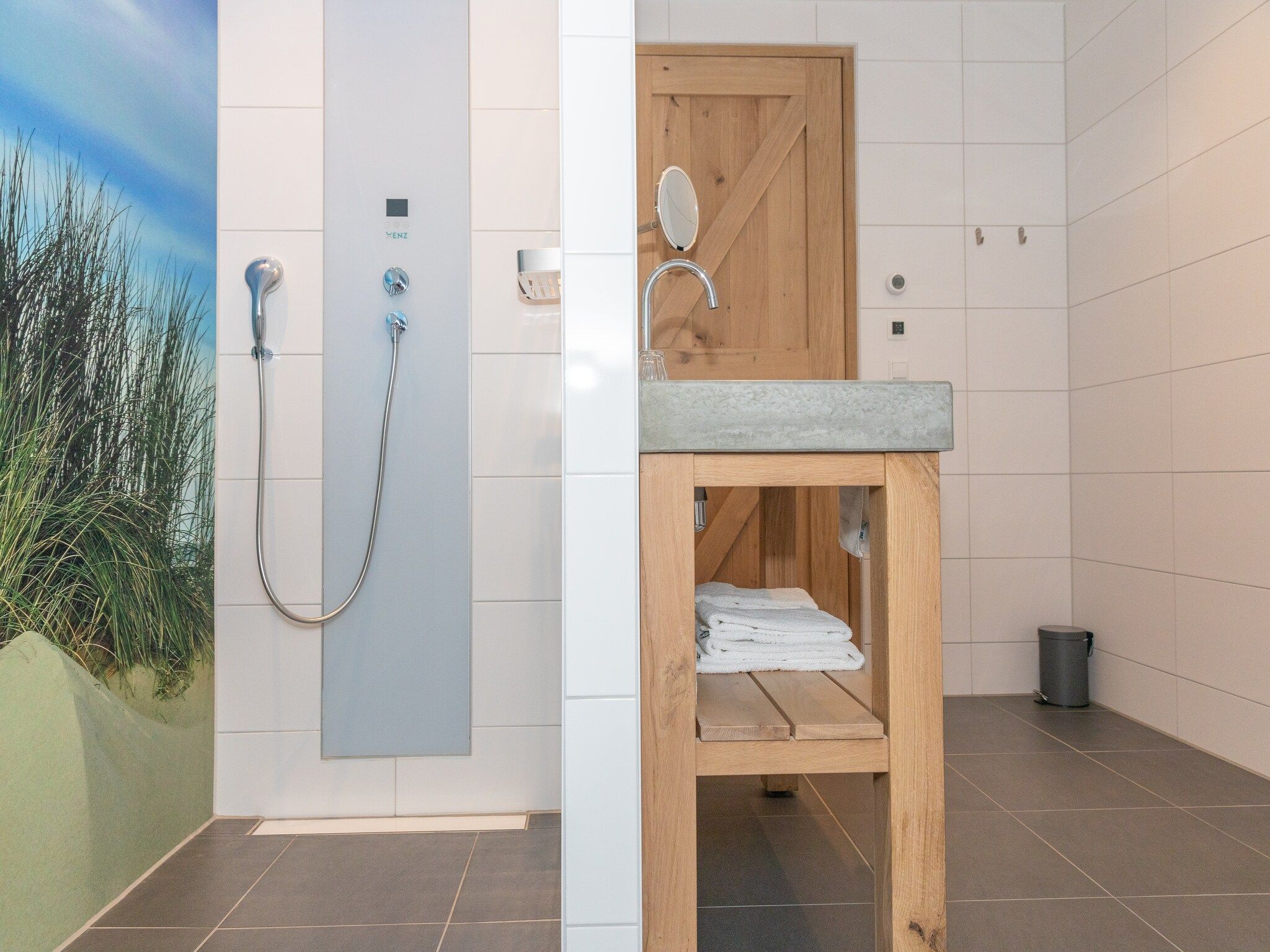 De badkamer van Duynweelde Texel in Den Burg