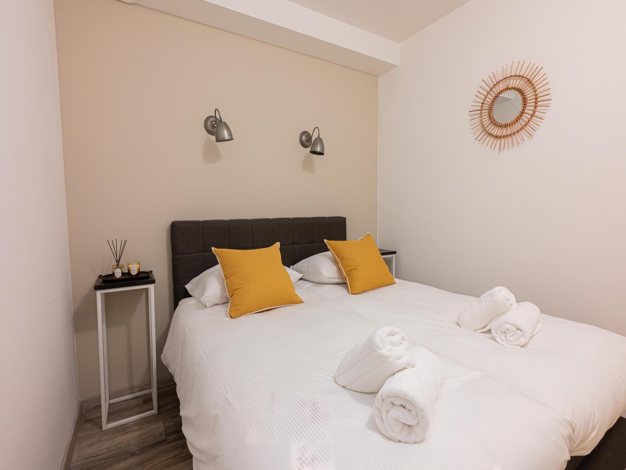 Een slaapkamer van La Chatelaine 3 in Egmond aan Zee