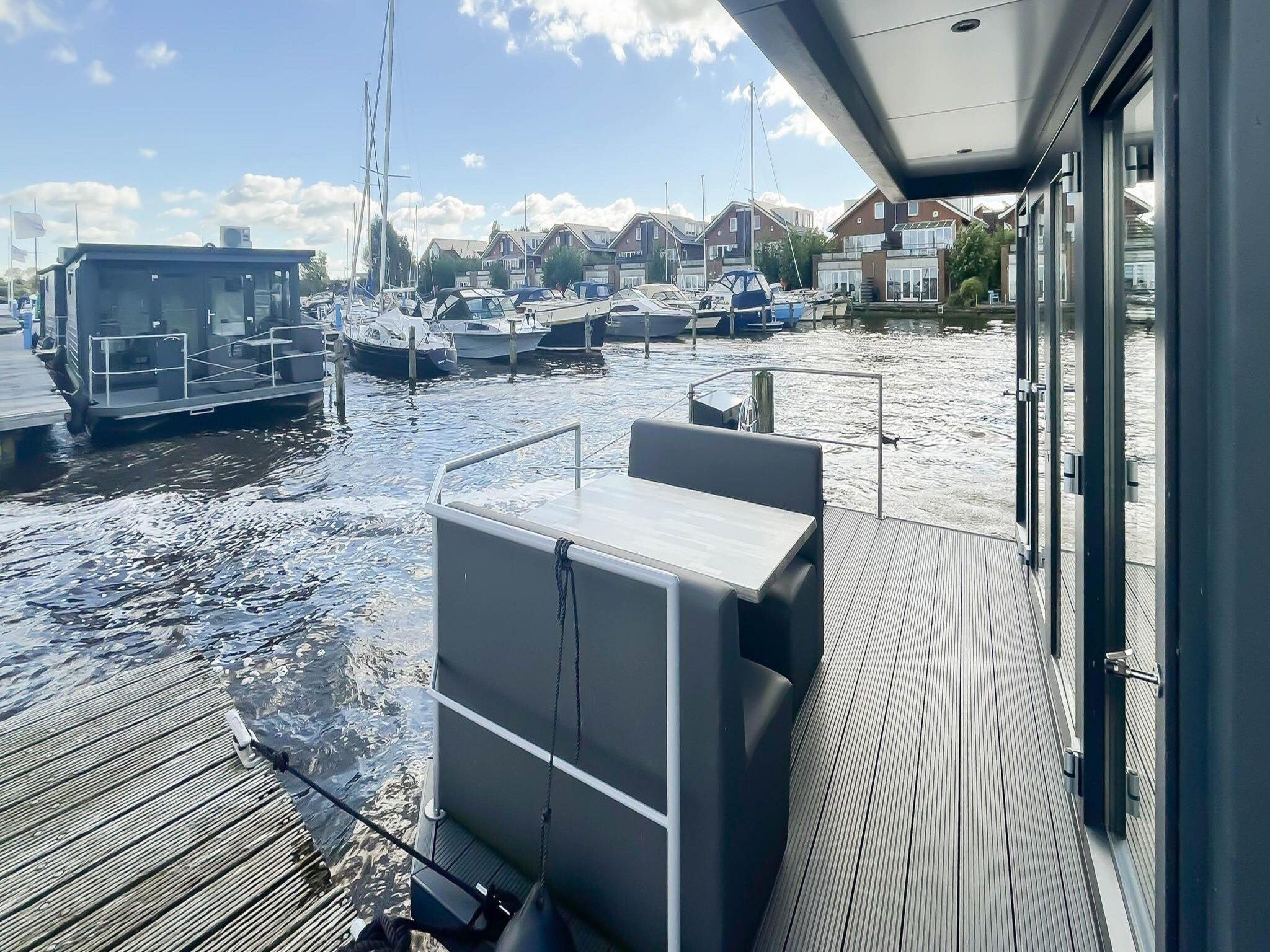 Het uitzicht vanaf Prachtzicht in Uitgeest
