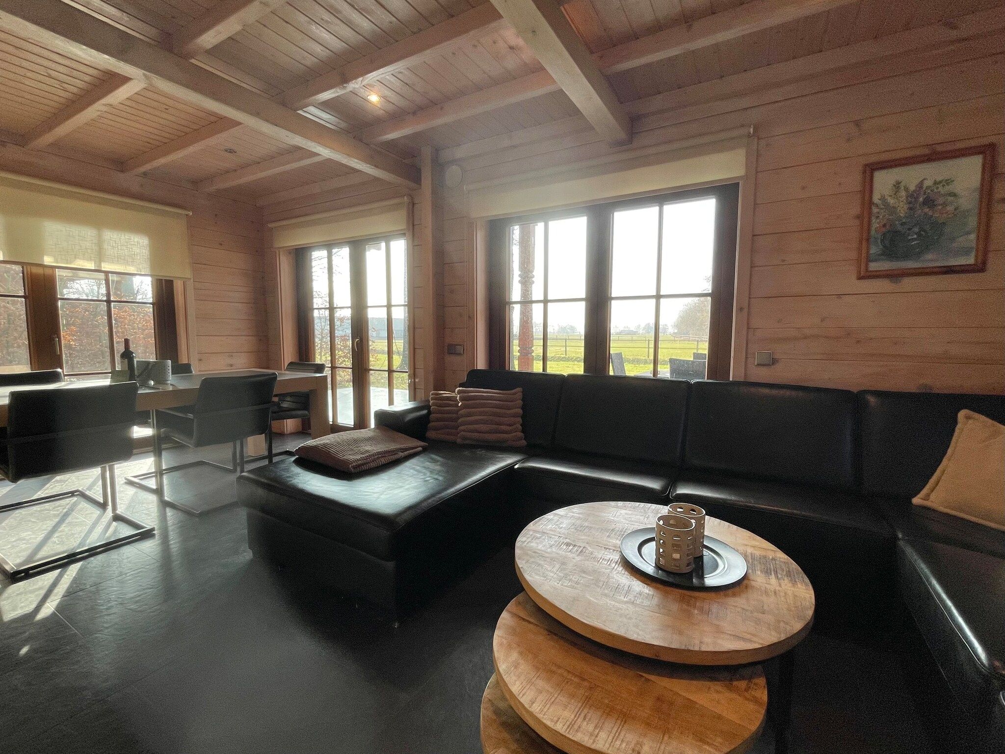 De woonkamer van Salland Hideaway - 6 persons in Den Ham