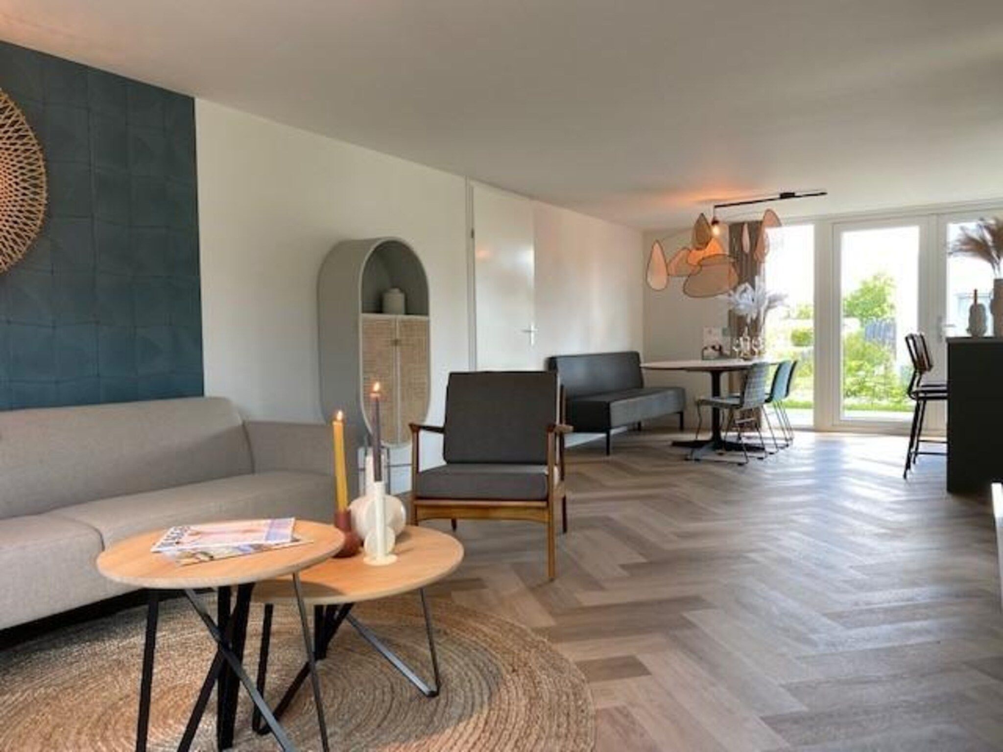 De woonkamer van Slapen tussen de duinen - 53 in Sint Maarten