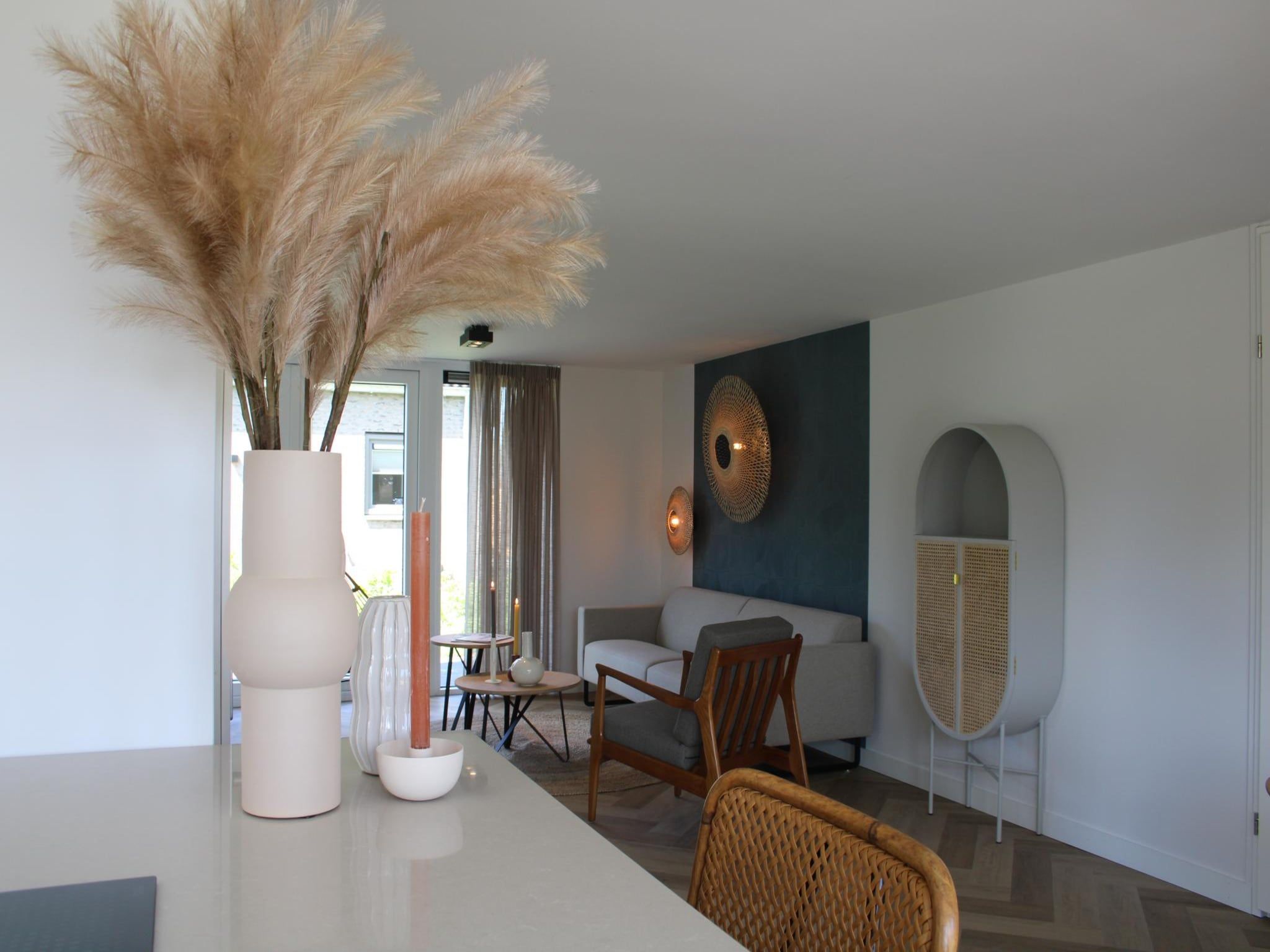 De woonkamer van Slapen tussen de duinen - 53 in Sint Maarten