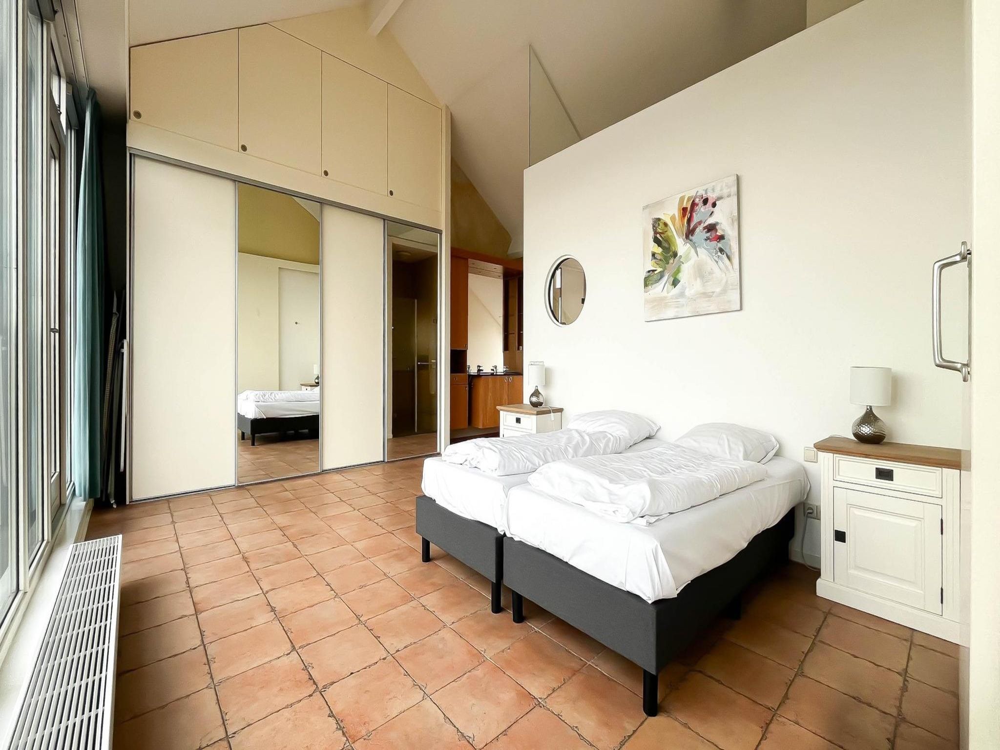 Een slaapkamer van Sterrenzicht in Uitgeest