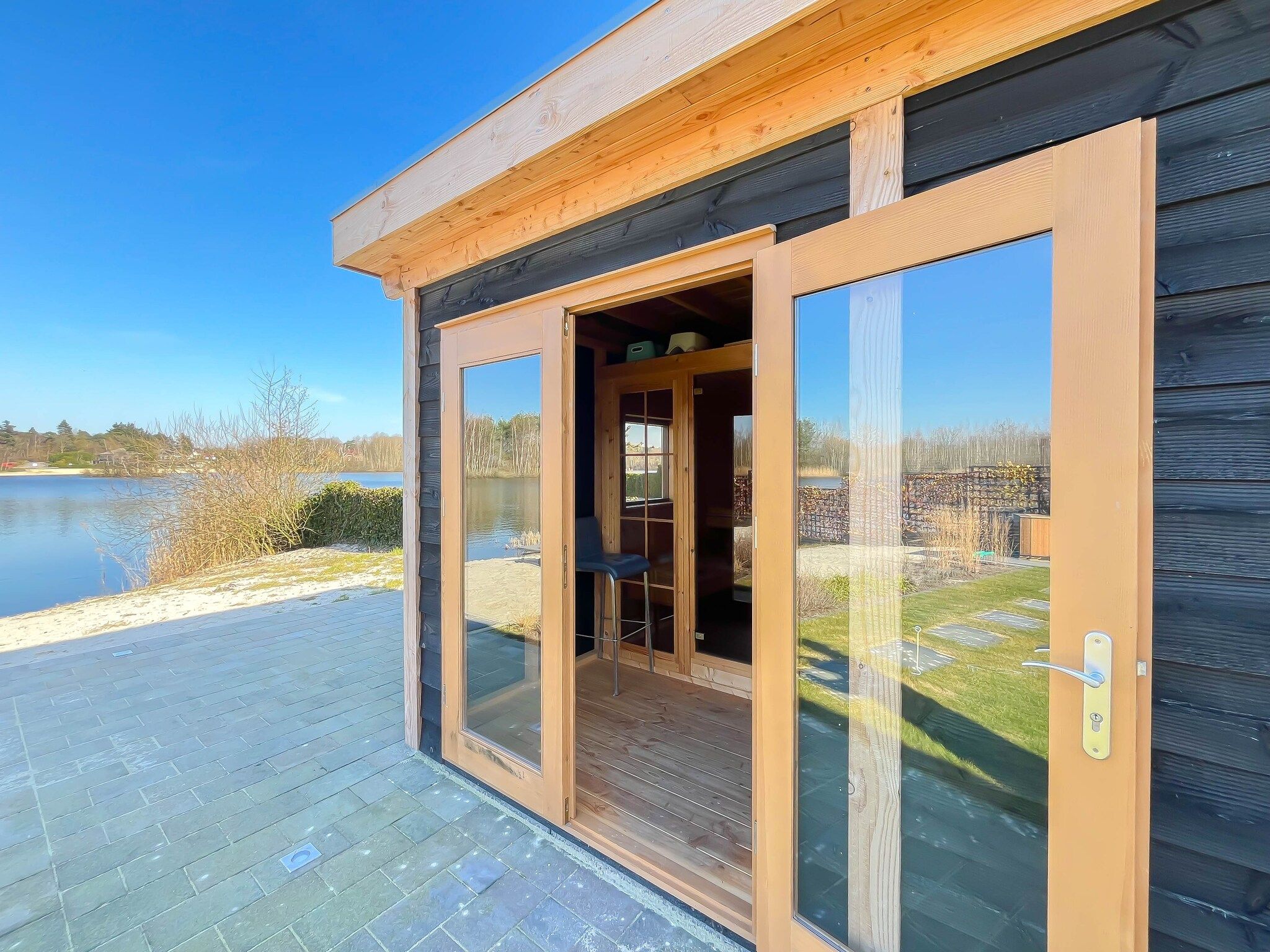 De buitenkant van Holiday home Torenvalk in Sibculo