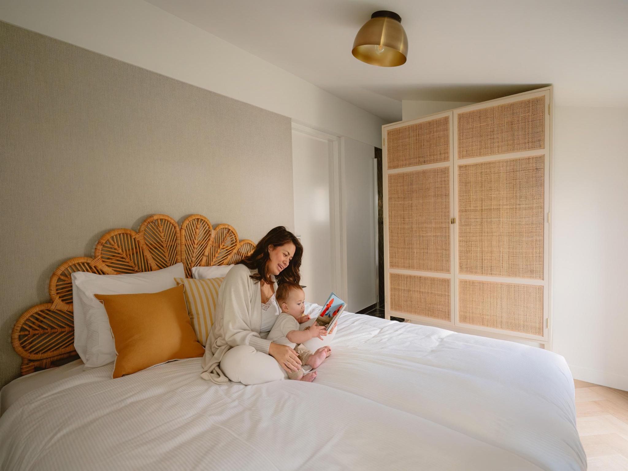 Een slaapkamer van Vakantiehuis Ultiem Genieten - 80 in Sint Maarten