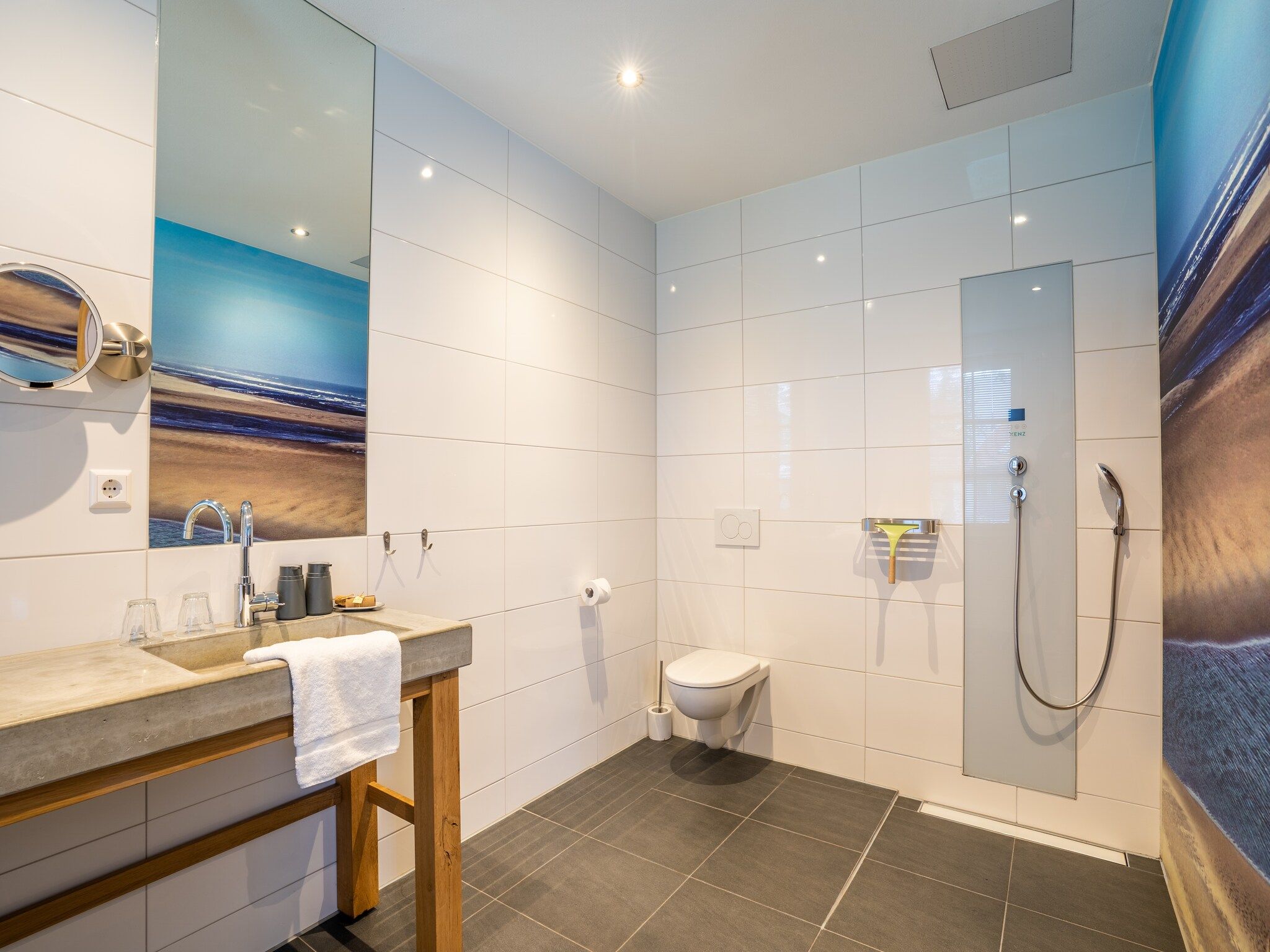 De badkamer van Waddenweelde Texel in Den Burg