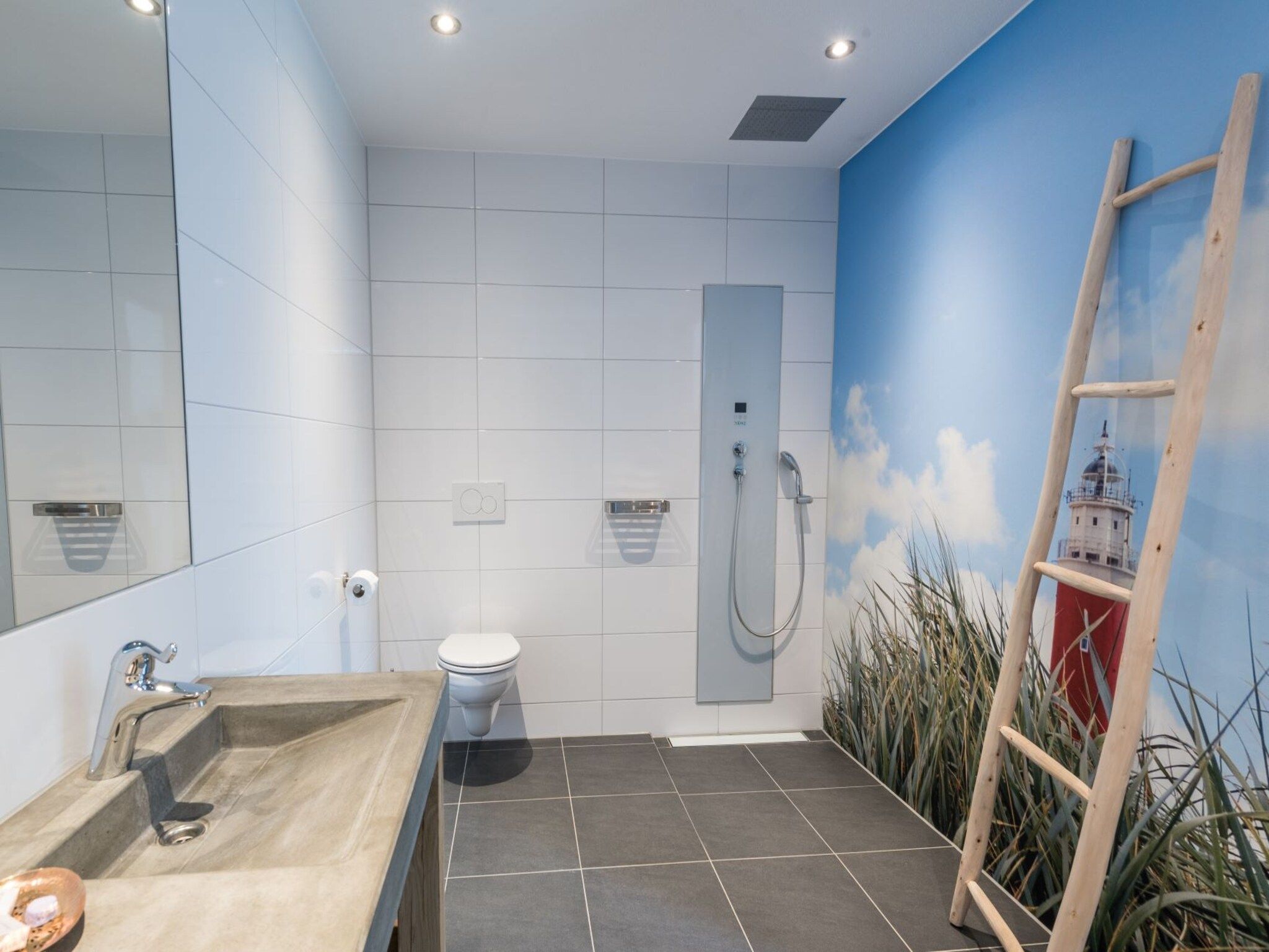 De badkamer van Waddenweelde Texel in Den Burg