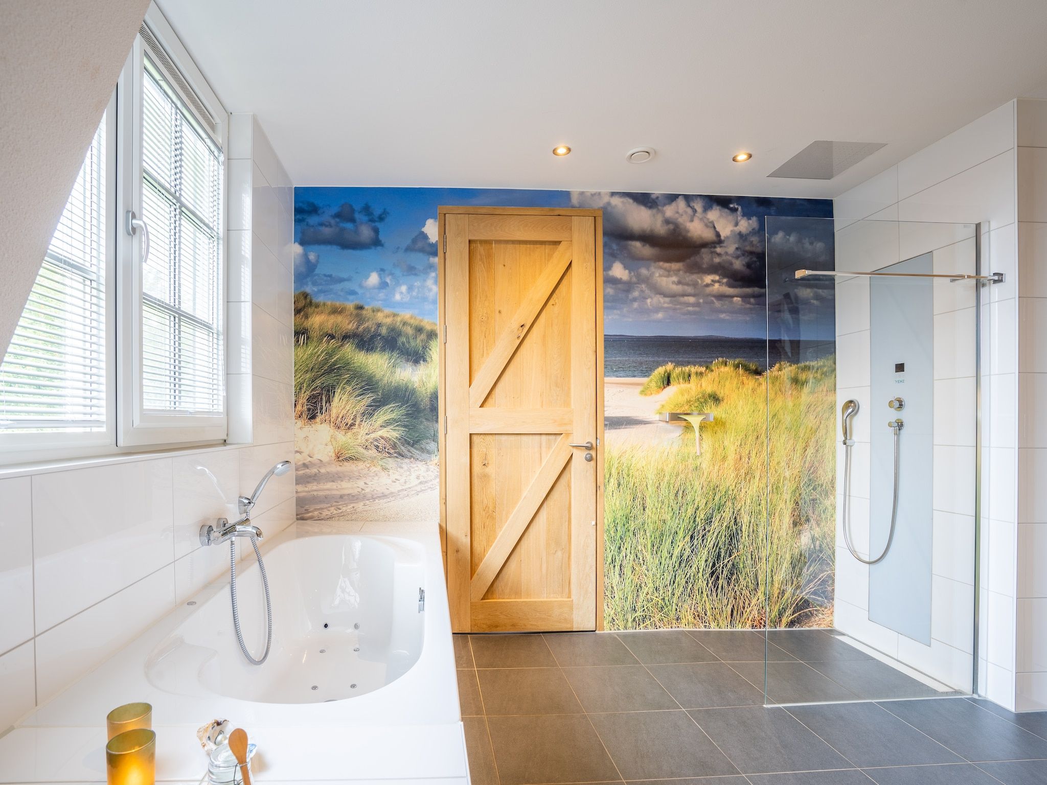 De badkamer van Waddenweelde Texel in Den Burg