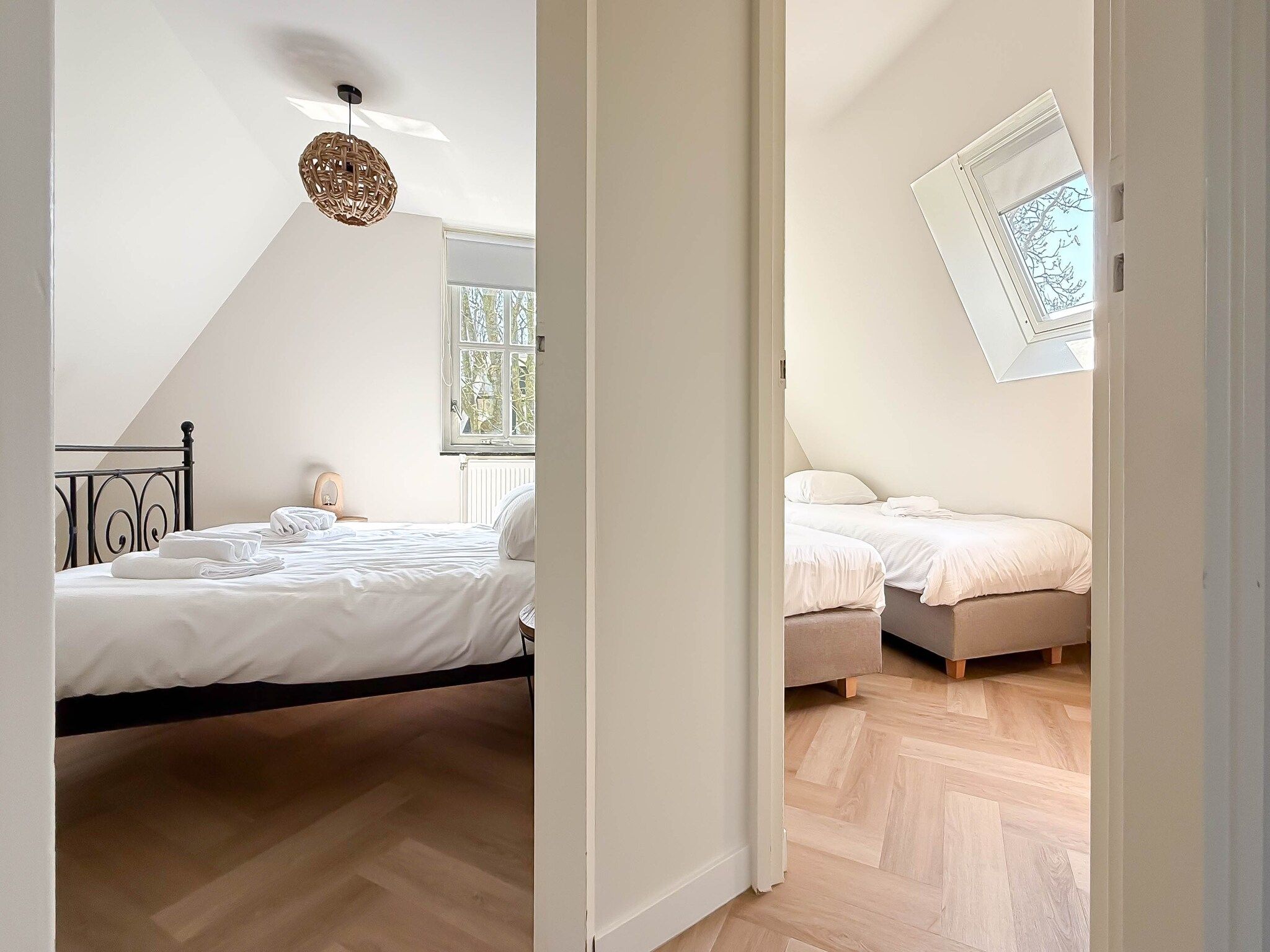 Een slaapkamer van Zon aan den Hoef in Egmond aan den Hoef