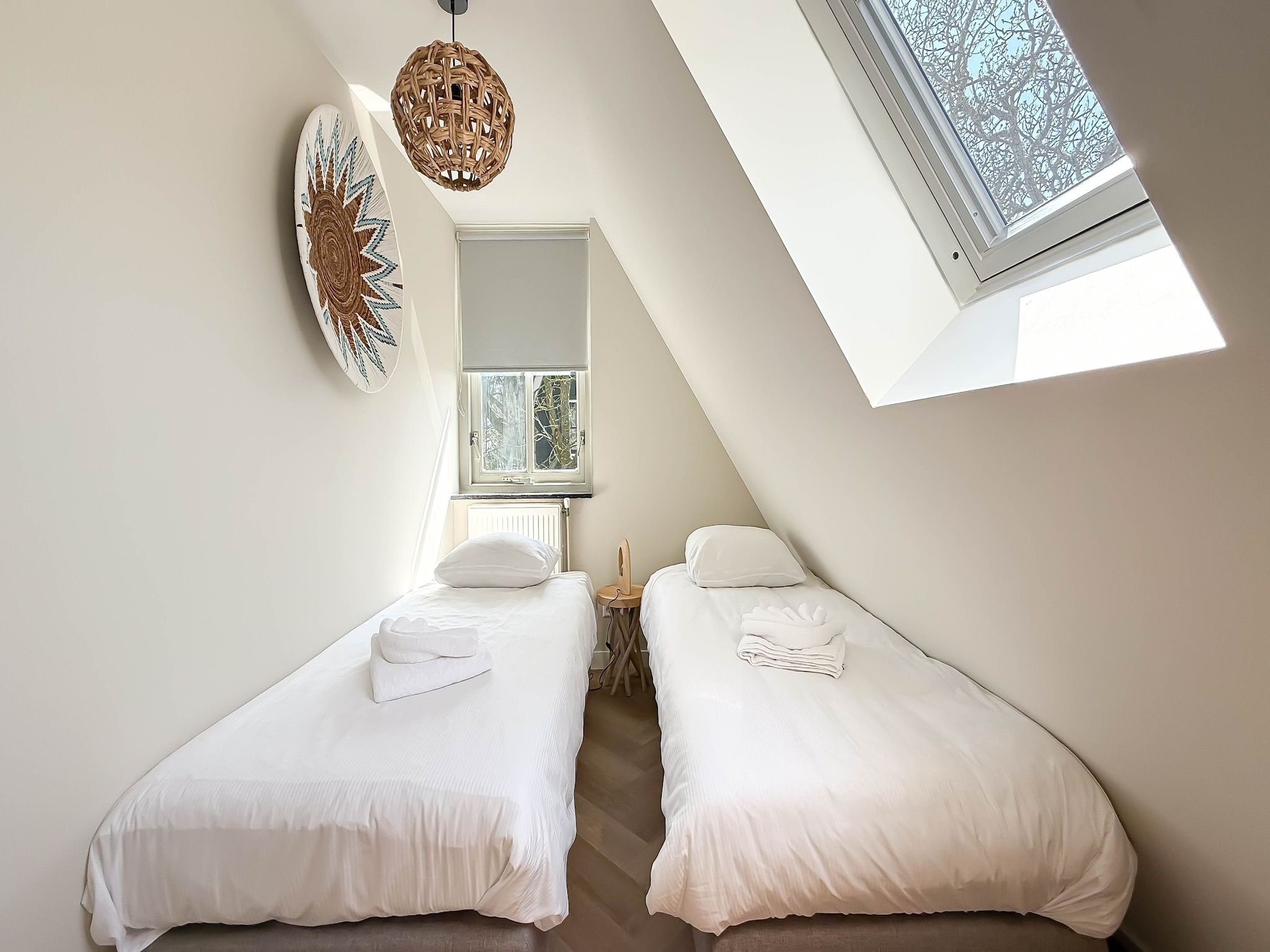 Een slaapkamer van Zon aan den Hoef in Egmond aan den Hoef