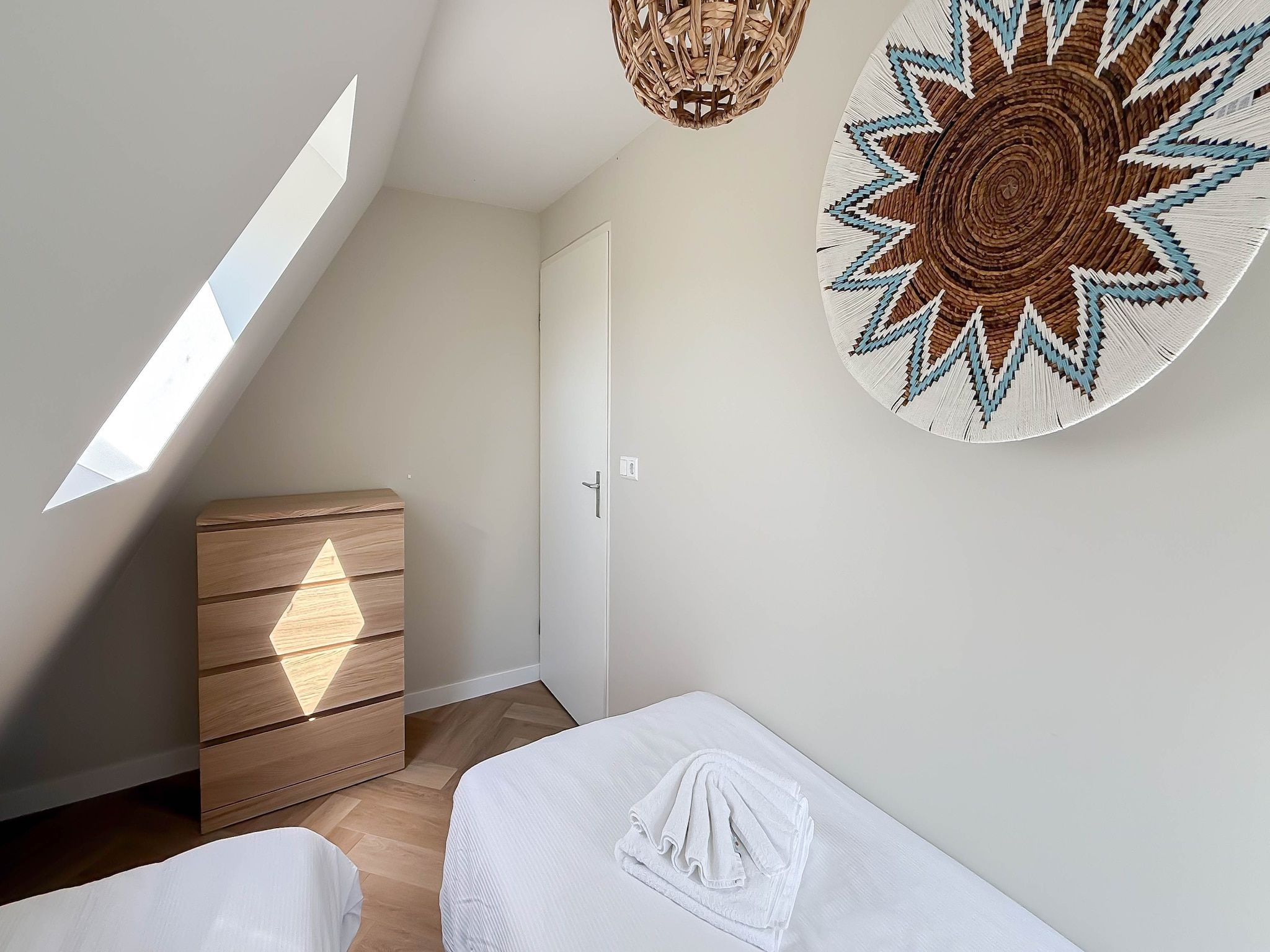 Een slaapkamer van Zon aan den Hoef in Egmond aan den Hoef