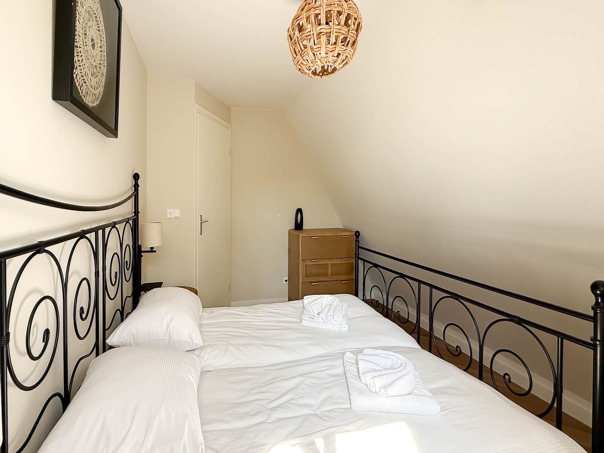Een slaapkamer van Zon aan den Hoef in Egmond aan den Hoef