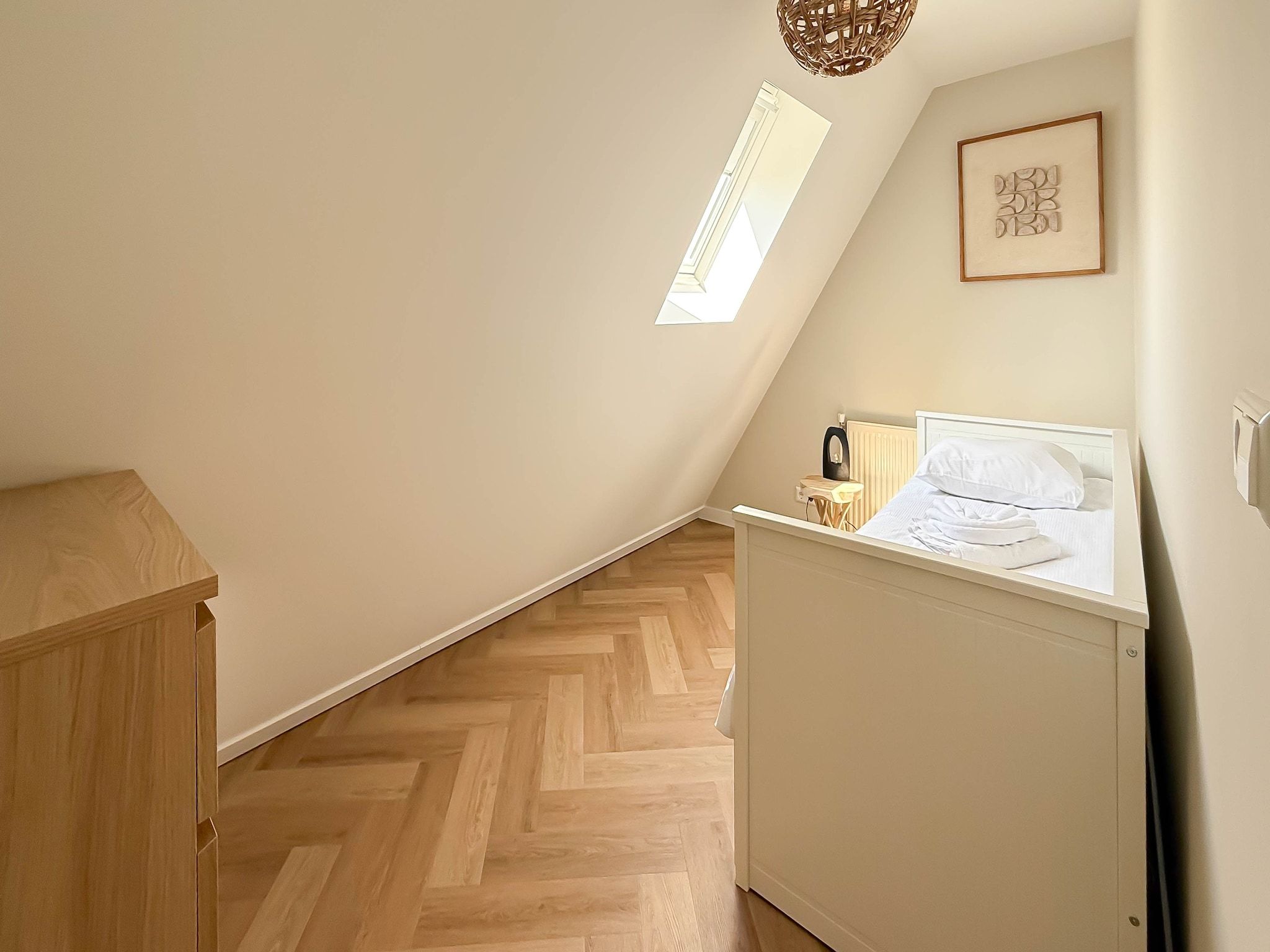 Een slaapkamer van Zon aan den Hoef in Egmond aan den Hoef