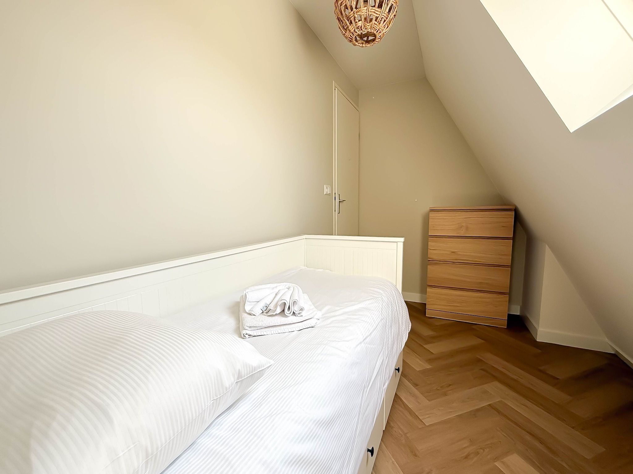 Een slaapkamer van Zon aan den Hoef in Egmond aan den Hoef