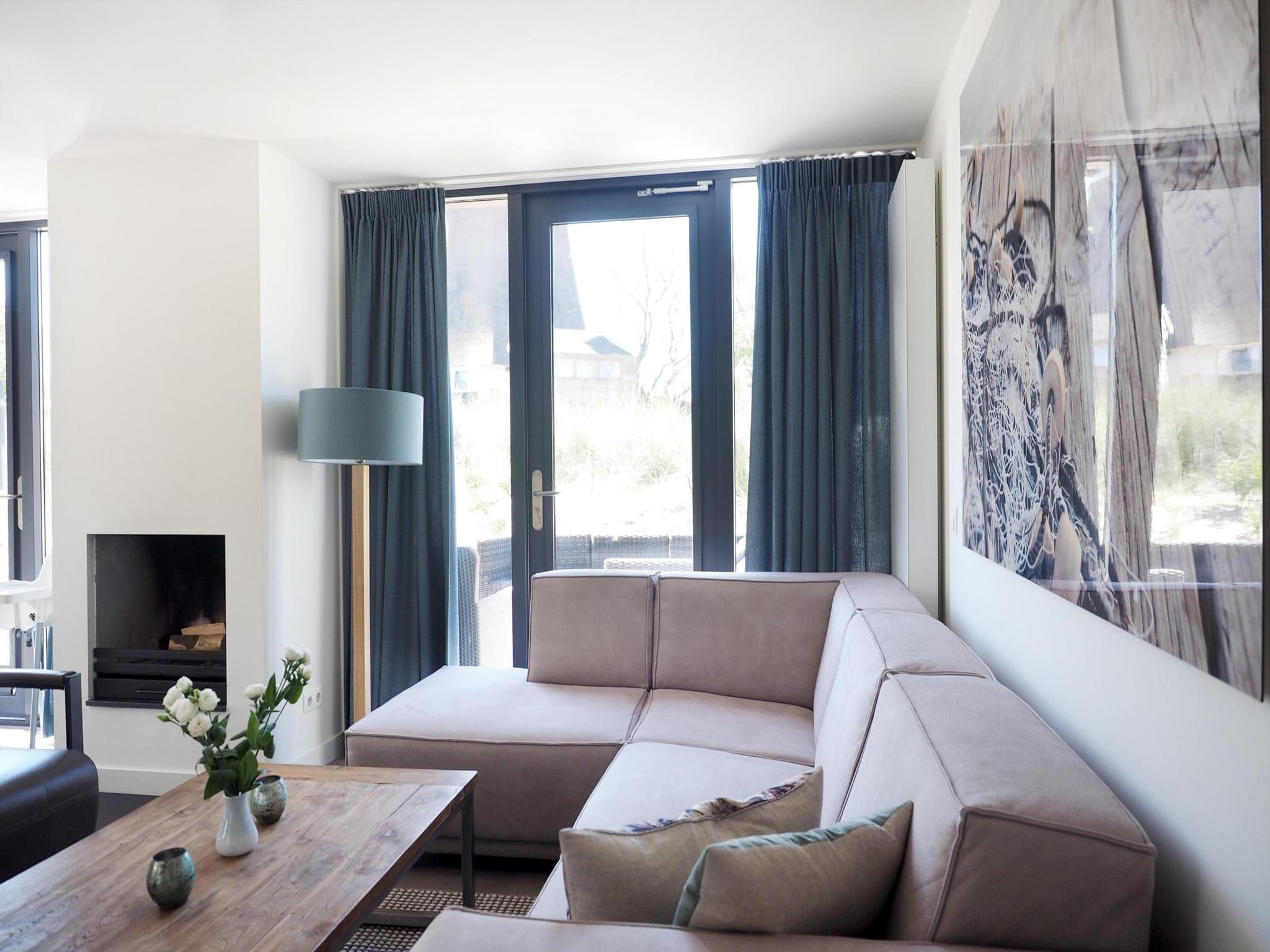 De woonkamer van Zonnestralen in Egmond aan den Hoef